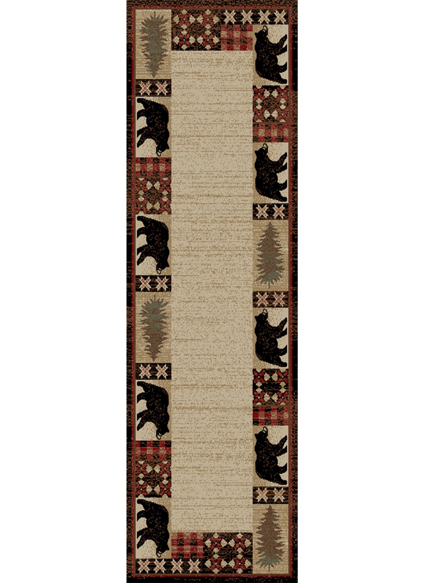 American Destinations Edgewood Multi 5'3"x7'3" Area Rug | 100% Polypropylene | Machine Loomed | 10 mm pile height