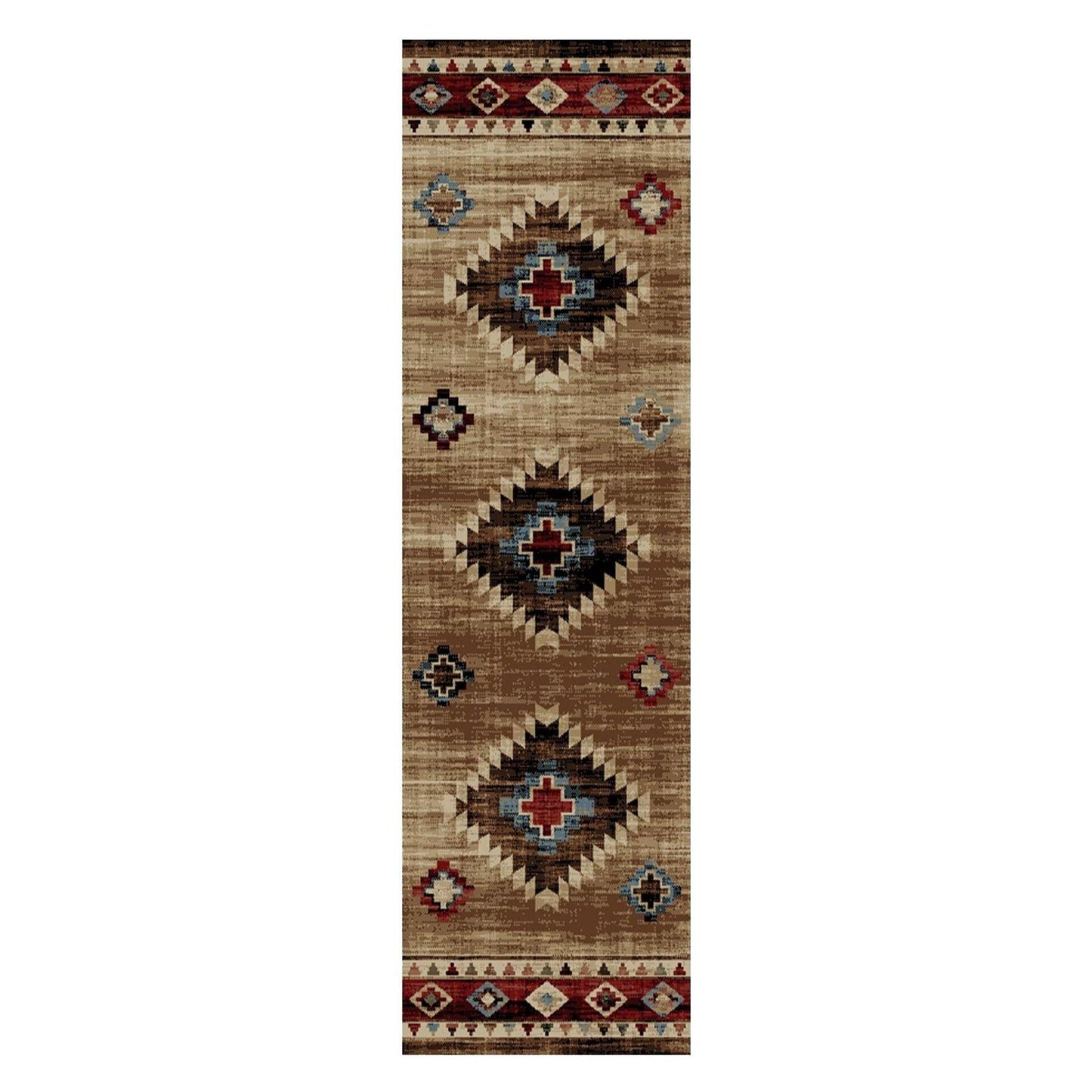 American Destinations Austin Multi 5'3"x7'3" Area Rug | 100% Polypropylene | Machine Loomed | 10 mm pile height