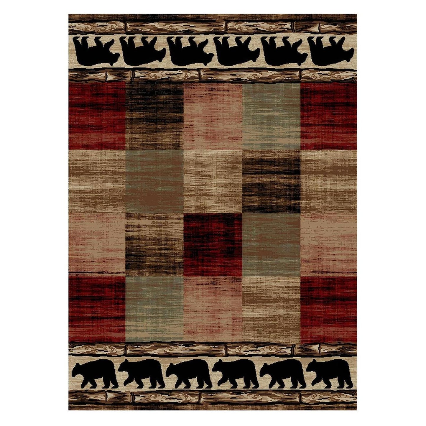 American Destinations Mentone Multi 2'3"x7'7" Area Rug | 100% Polypropylene | Machine Loomed | 10 mm pile height