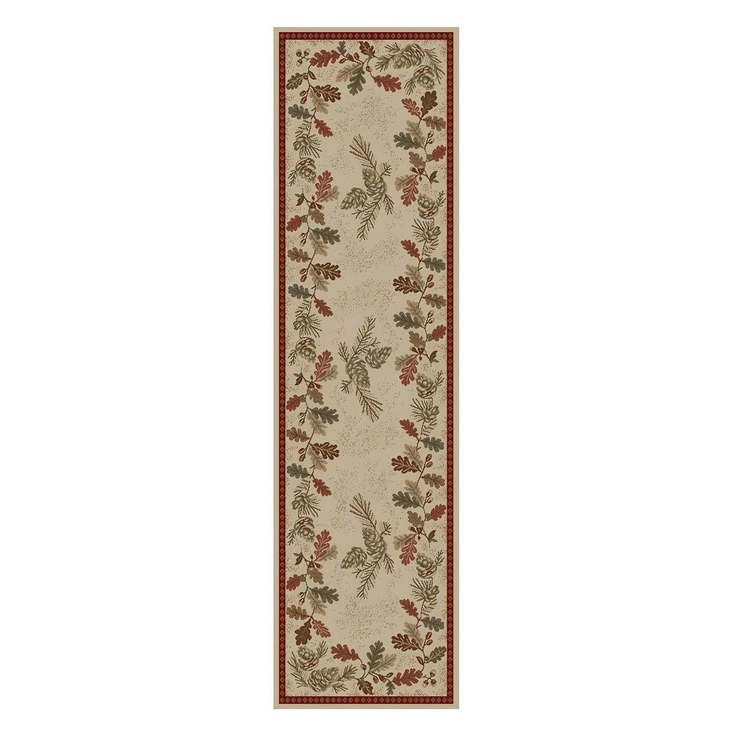 American Destinations Oak Mountain Multi 5'3"x7'3" Area Rug | 100% Polypropylene | Machine Loomed | 10 mm pile height