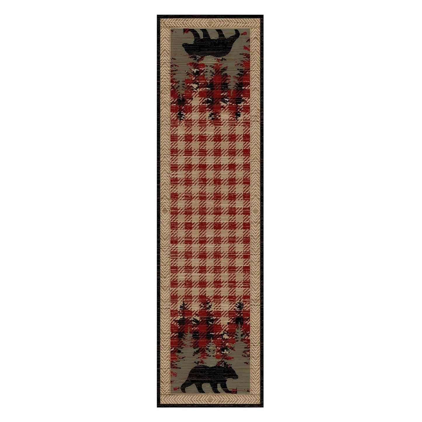 American Destinations Blowing Rock Antique 2'3"x7'7" Area Rug | 100% Polypropylene | Machine Loomed | 10 mm pile height