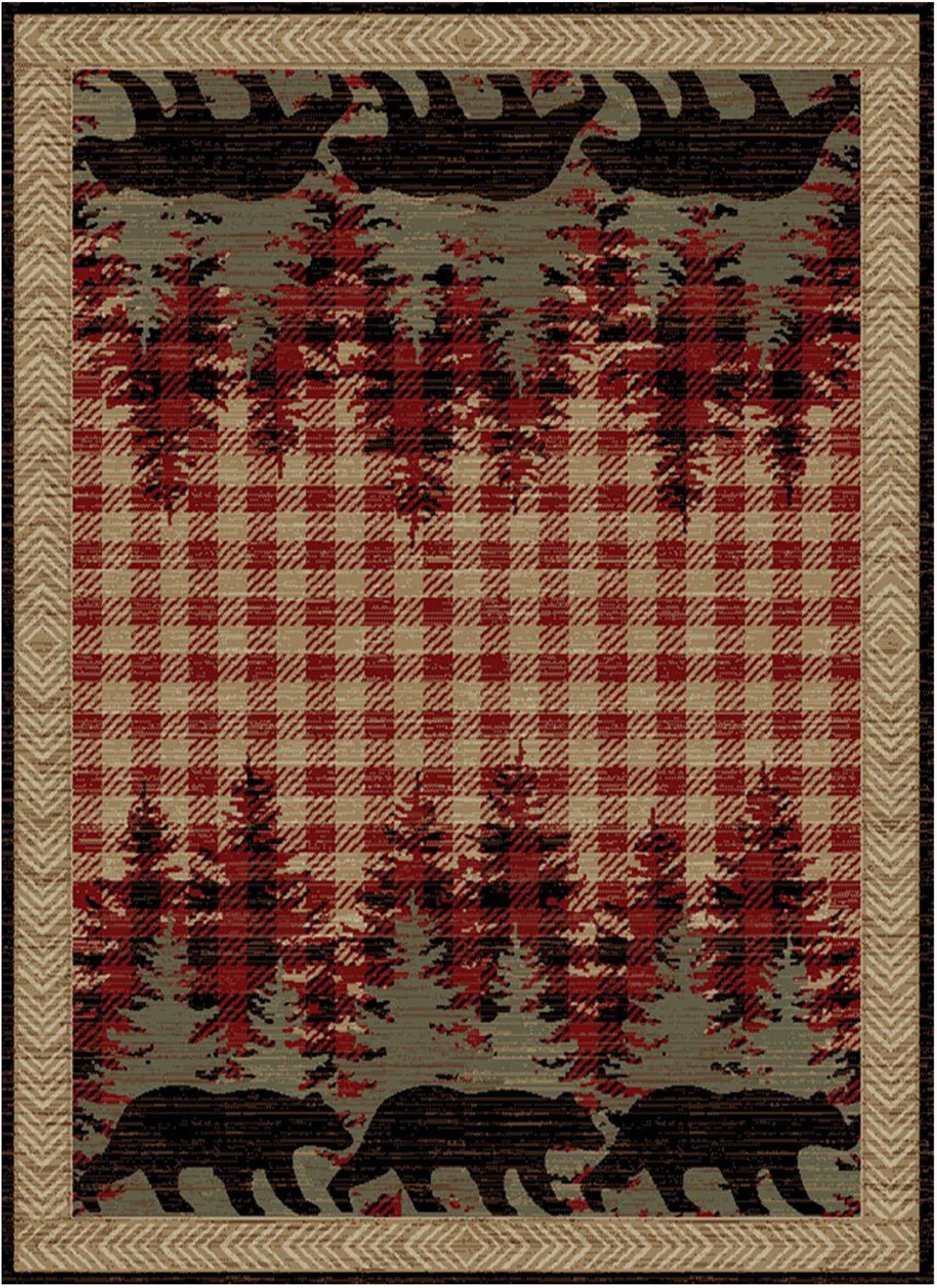 American Destinations Blowing Rock Antique 2'3"x7'7" Area Rug | 100% Polypropylene | Machine Loomed | 10 mm pile height