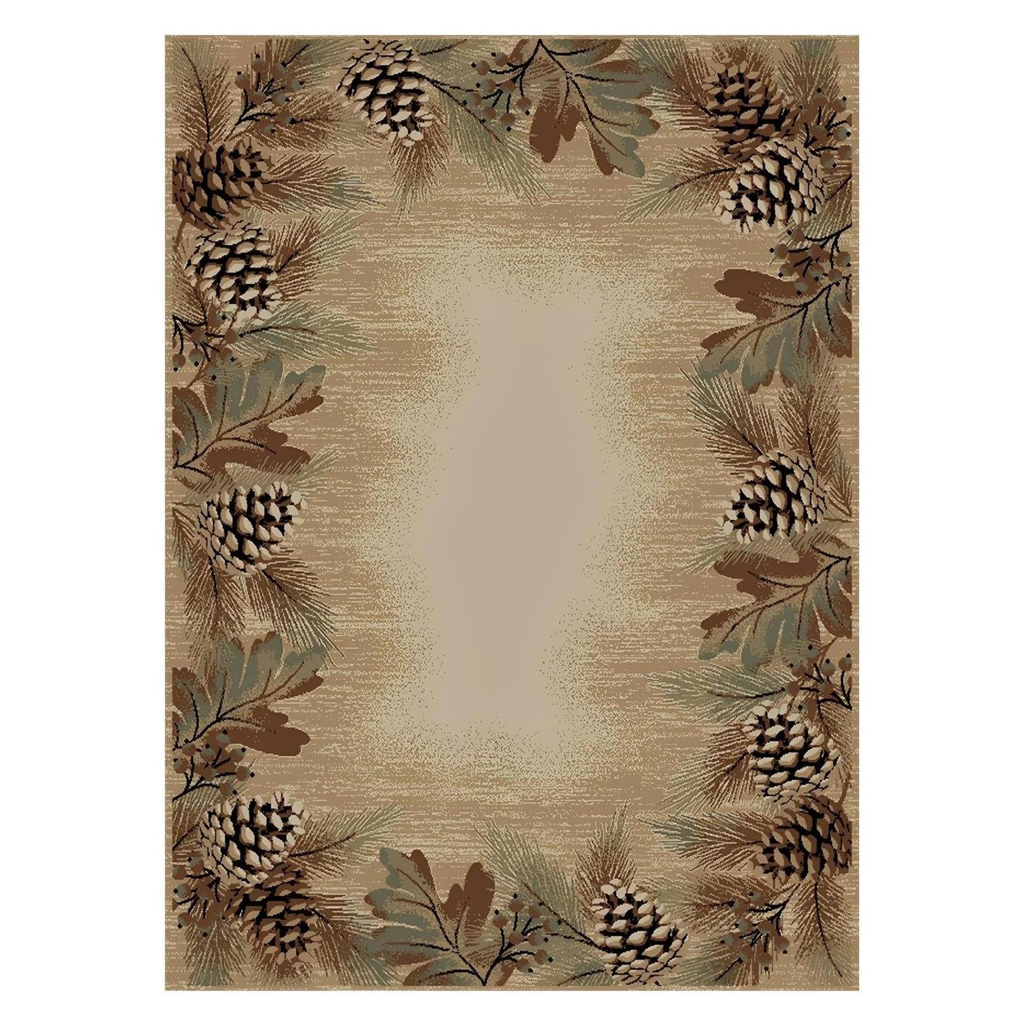 American Destinations Pembroke Pines Antique 2'3"x3'3" Area Rug | 100% Polypropylene | Machine Loomed | 10 mm pile height