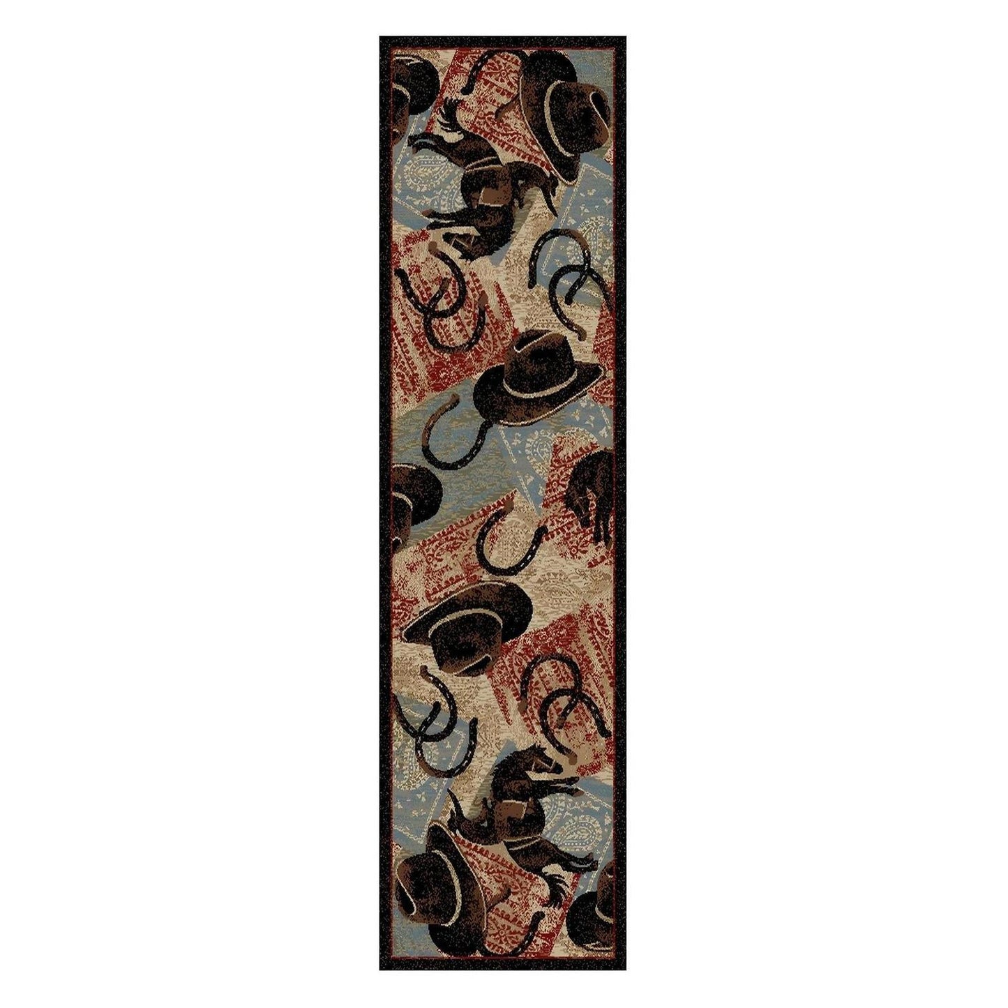 American Destinations Ladera Ranch Multi 2'3"x7'7" Area Rug | 100% Polypropylene | Machine Loomed | 10 mm pile height
