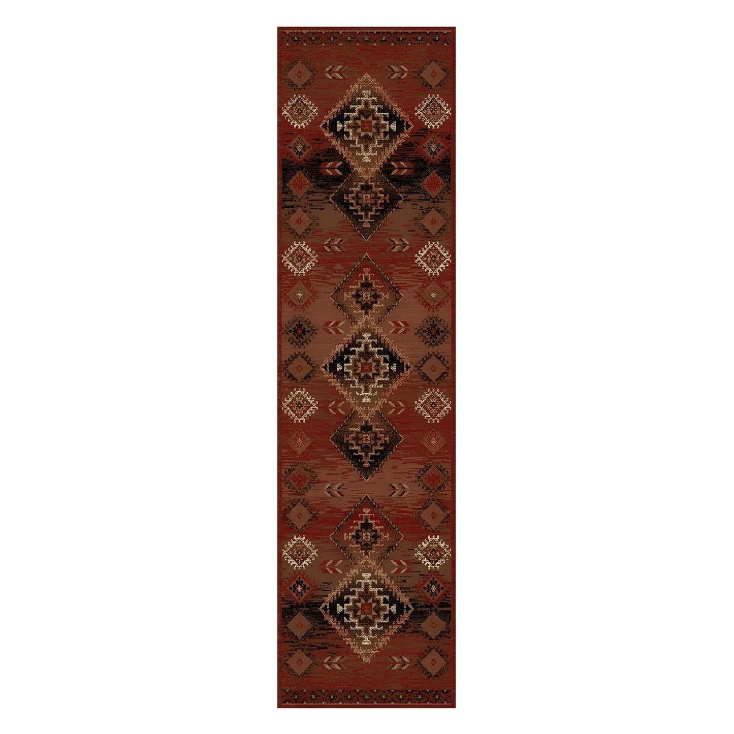 American Destinations Phoenix Red 5'3"x7'3" Area Rug | 100% Polypropylene | Machine Loomed | 10 mm pile height