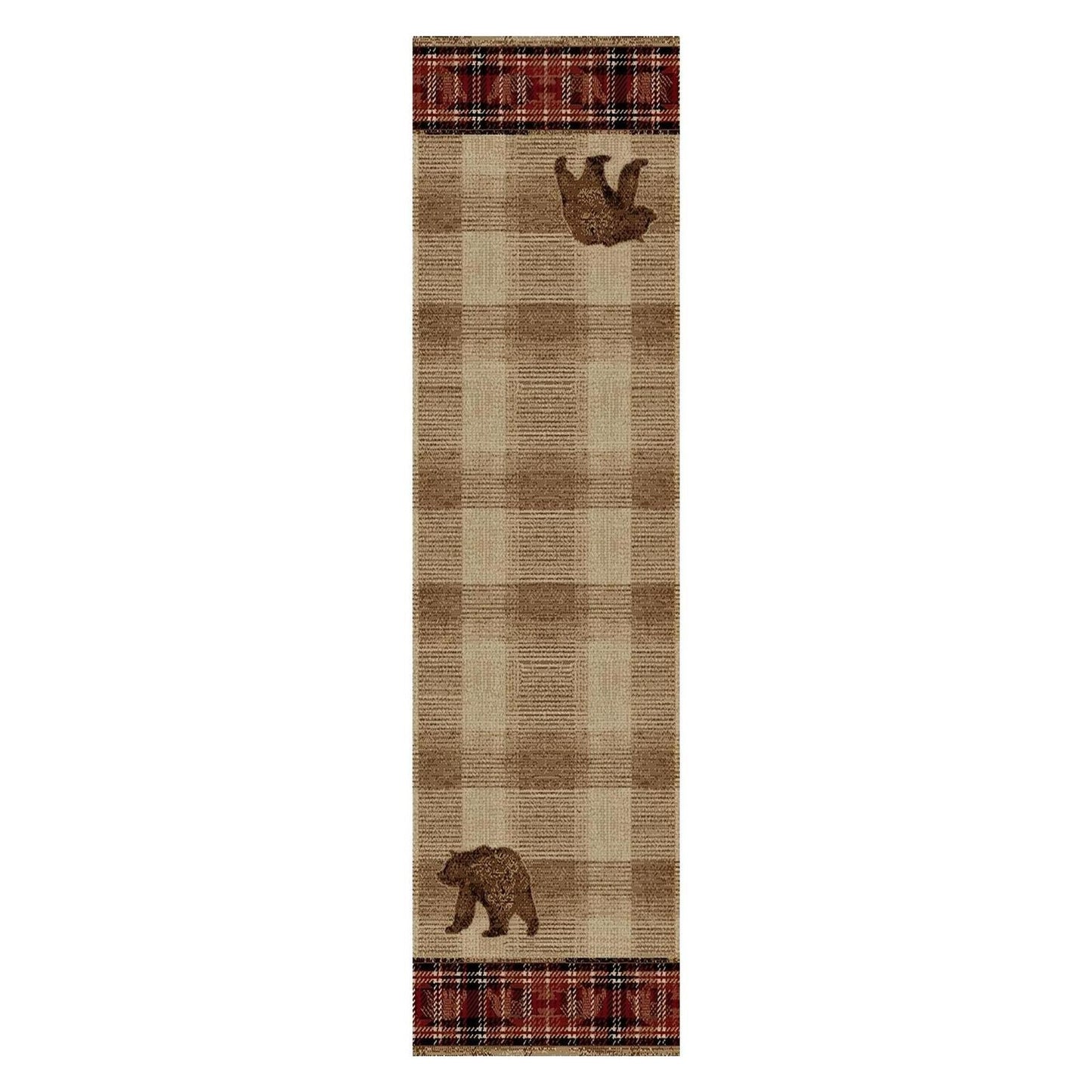 American Destinations Rocky Point Antique 5'3"x7'3" Area Rug | 100% Polypropylene | Machine Loomed | 10 mm pile height