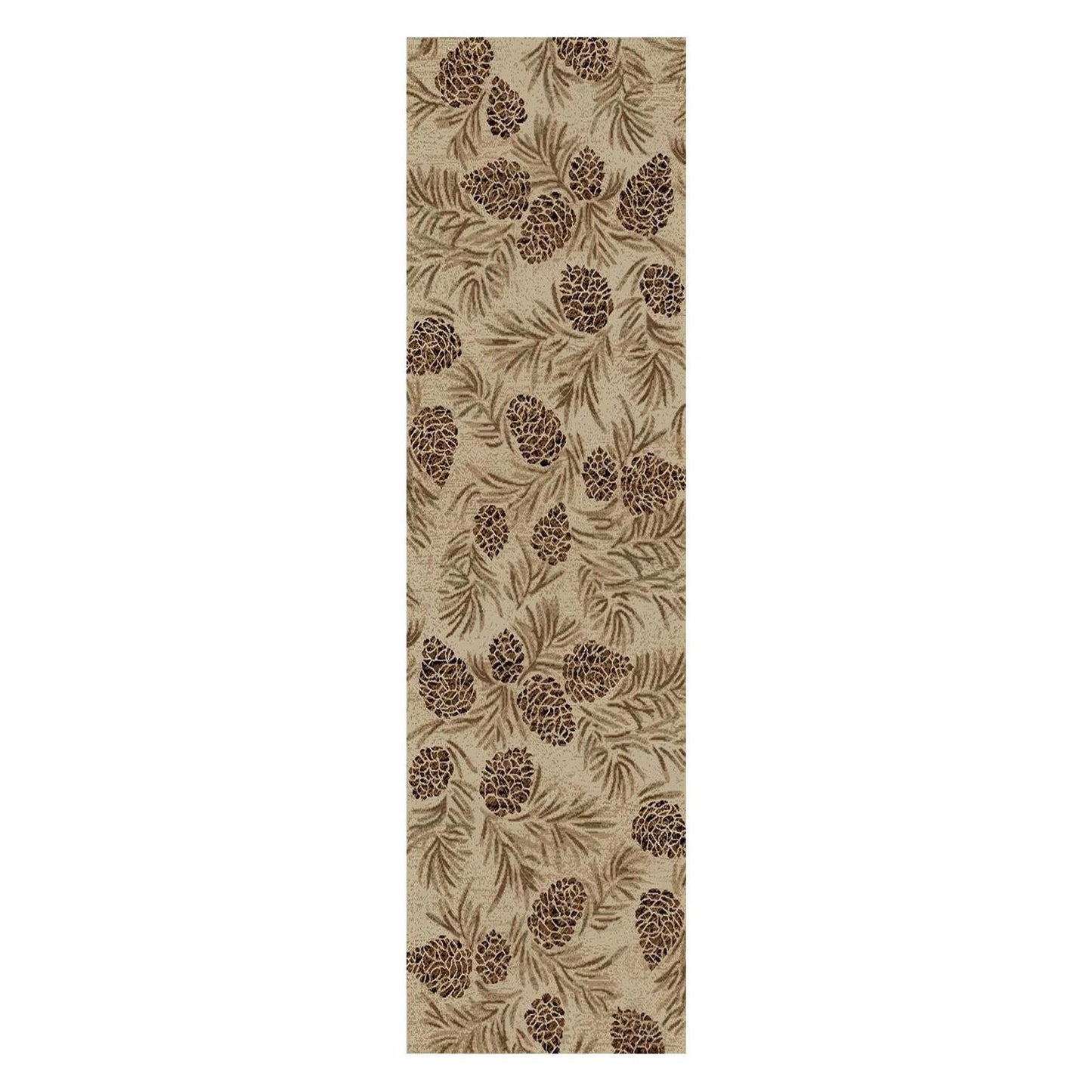 American Destinations Pine Grove Antique 2'3"x7'7" Area Rug | 100% Polypropylene | Machine Loomed | 10 mm pile height