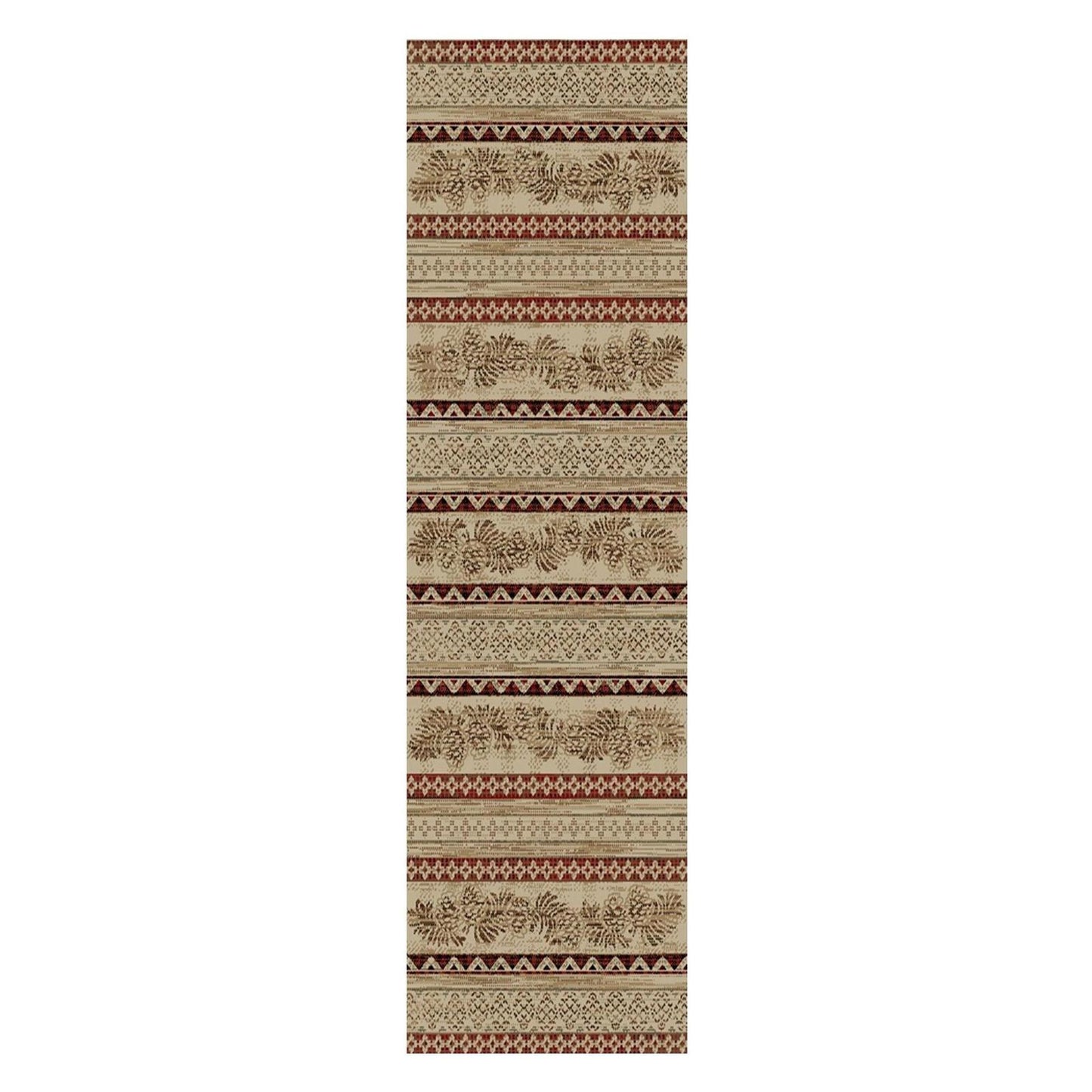 American Destinations Pineview Antique 7'10"x9'10" Area Rug | 100% Polypropylene | Machine Loomed | 10 mm pile height