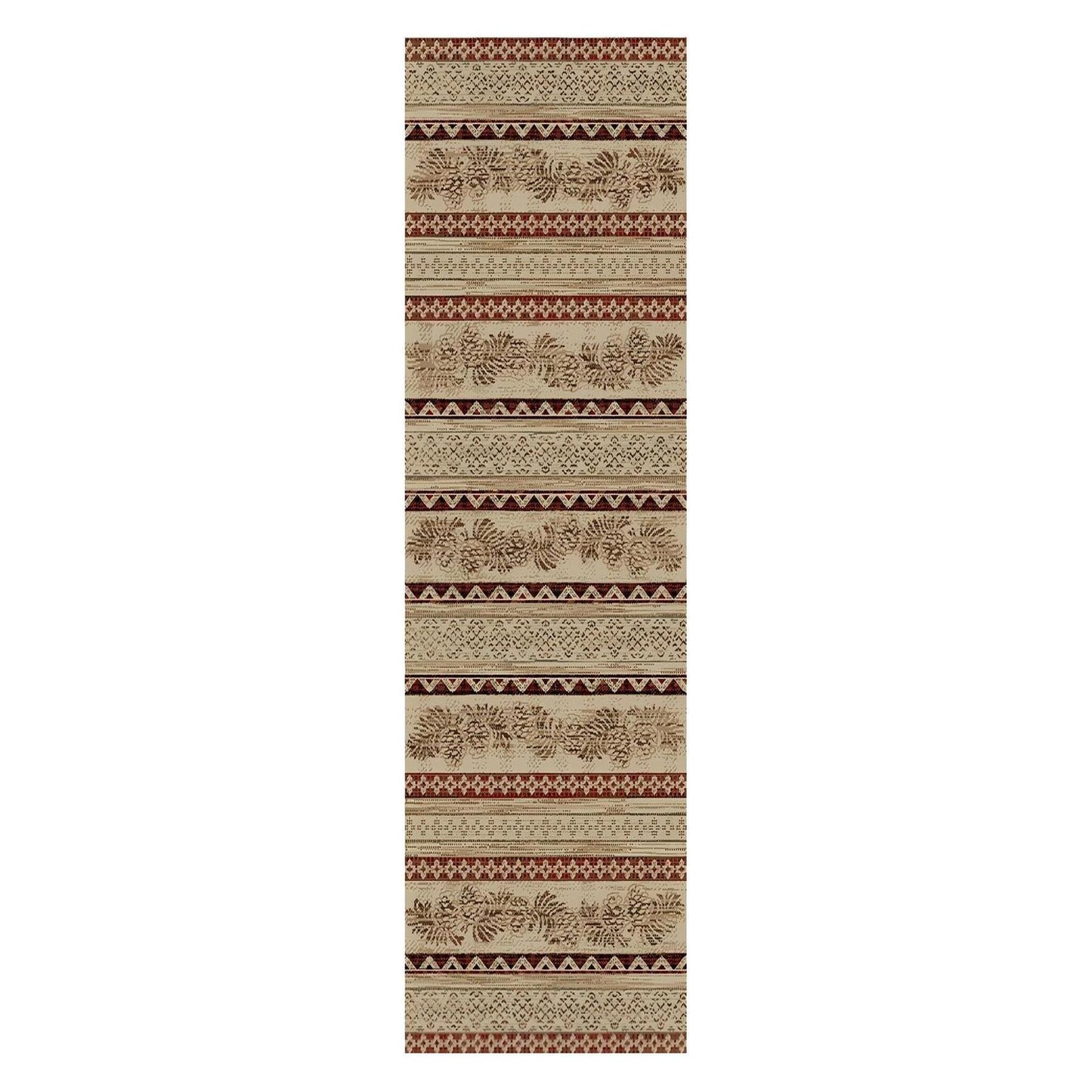 American Destinations Pineview Antique 2'3"x3'3" Area Rug | 100% Polypropylene | Machine Loomed | 10 mm pile height