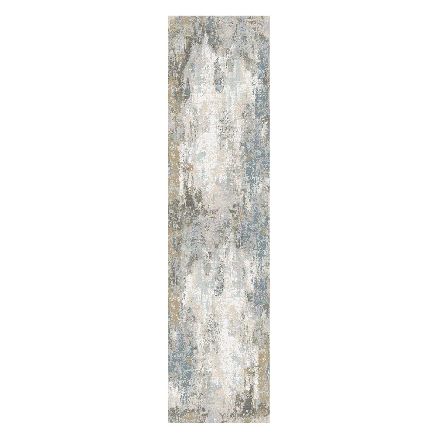 Athens Argos Multi 2'7"x7'7" Polyester Machine Loomed Area Rug 12mm pile height