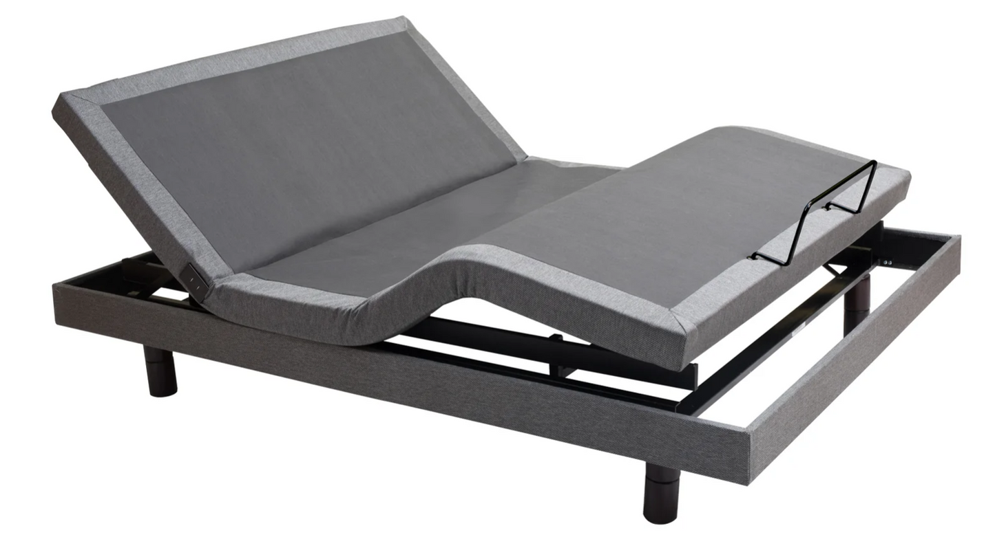 Adjustable Bed Base GS71 ; Full Range Head & Foot Adjustment, wireless remote, hassle-free assembly, requires no tools for setup