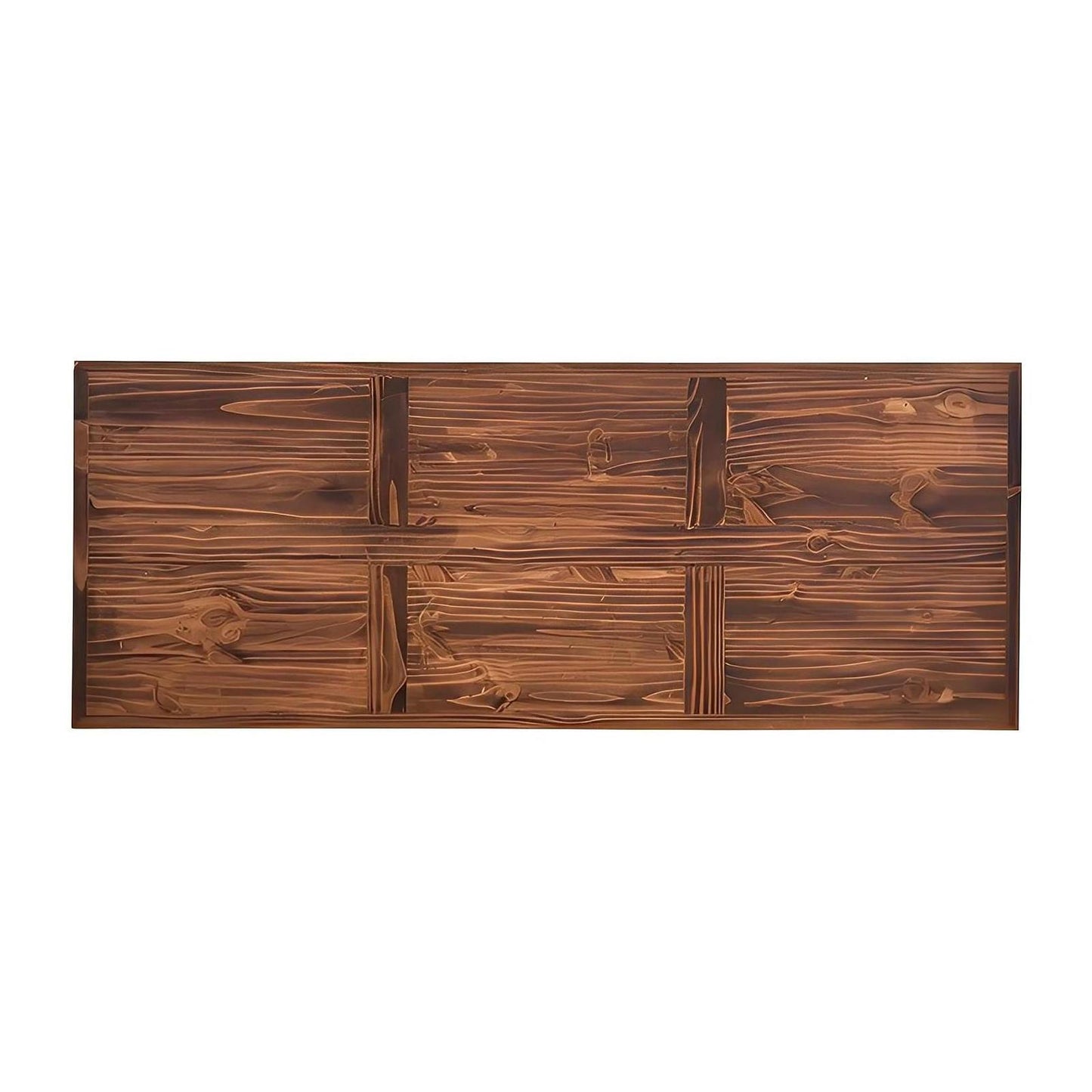 Lone Star Saloon Bar – Dark Finish with Texas Star & Storage Drawers