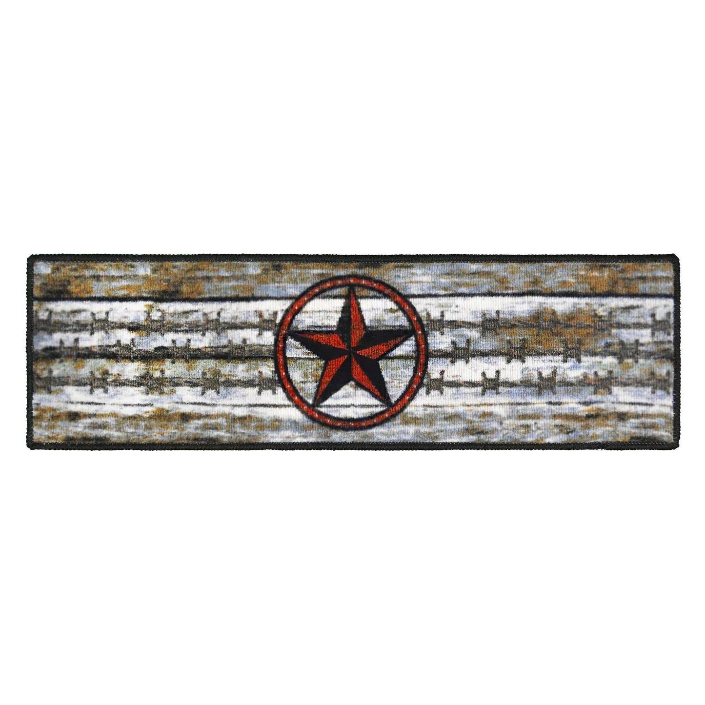 Cozy Cabin - Barn Star - 9x30" Washable ; (Pack of 13), Made in the USA, 8mm pile height