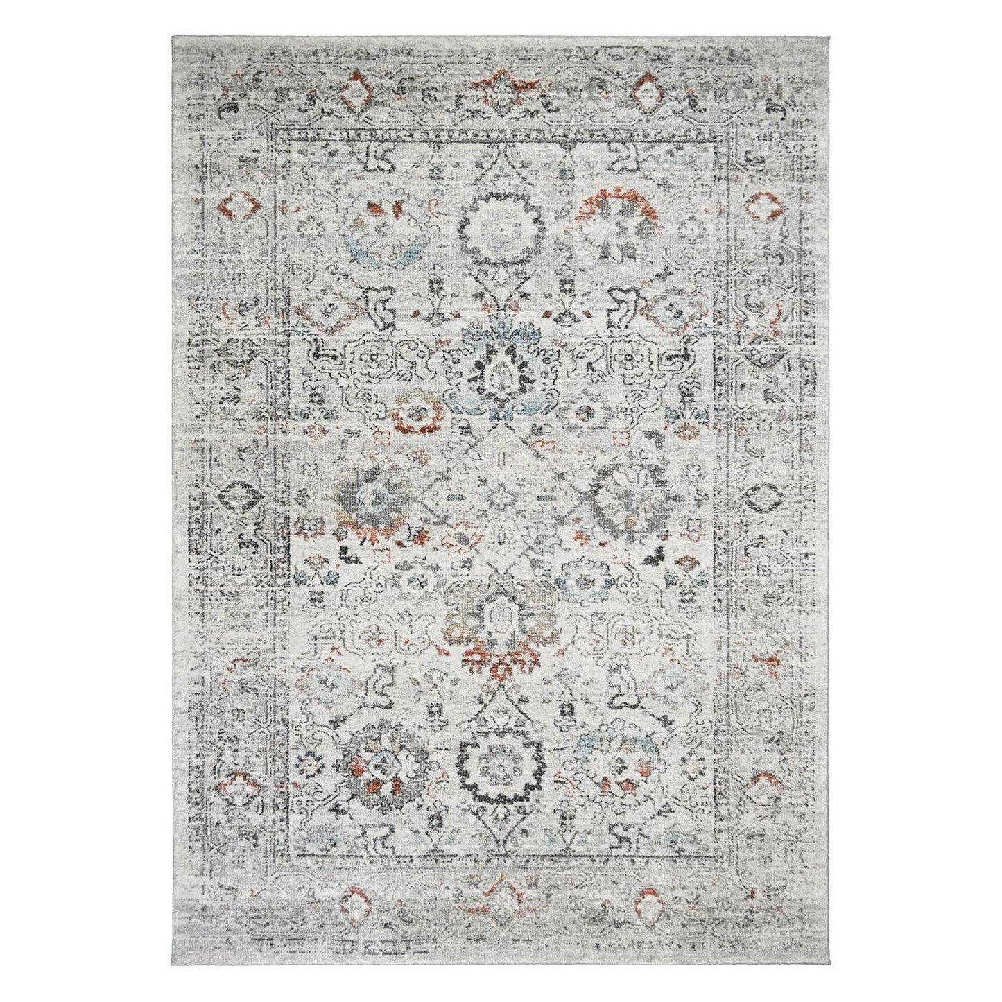 Barcelona Jules Ivory 7'10"x9'10" 100% Polypropylene Machine Loomed Area Rug 13mm pile height