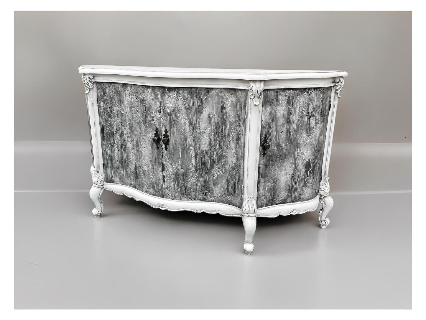 Lysandre Versailles Antique White Dining Room Buffet Table - 22 x 75 x 40