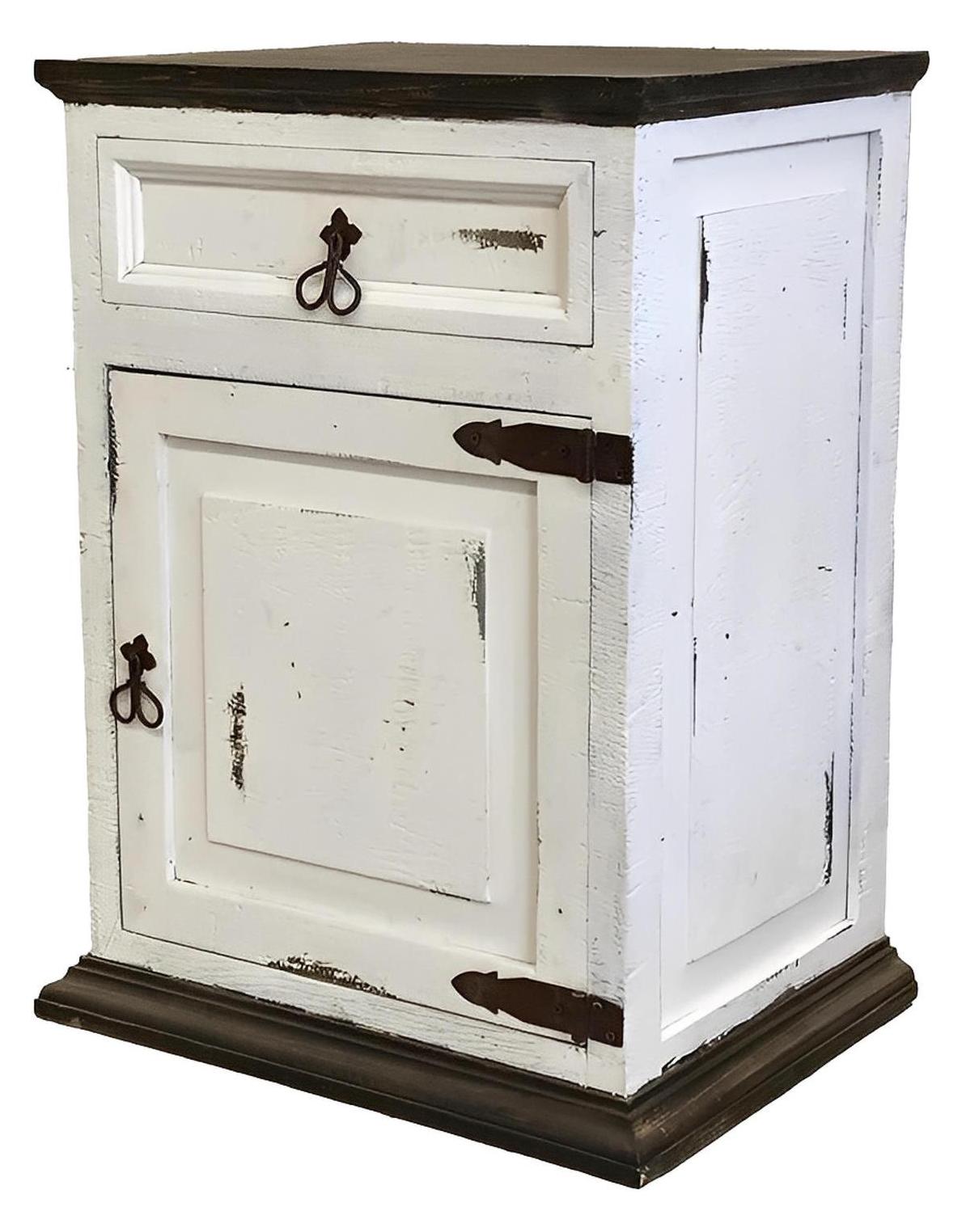 High Ridge White Nightstand (Right)