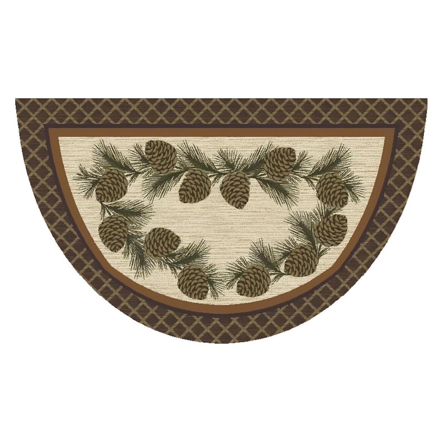 Cozy Cabin - Broken Branch 19"x31"- Washable, Made in the USA, 8mm pile height