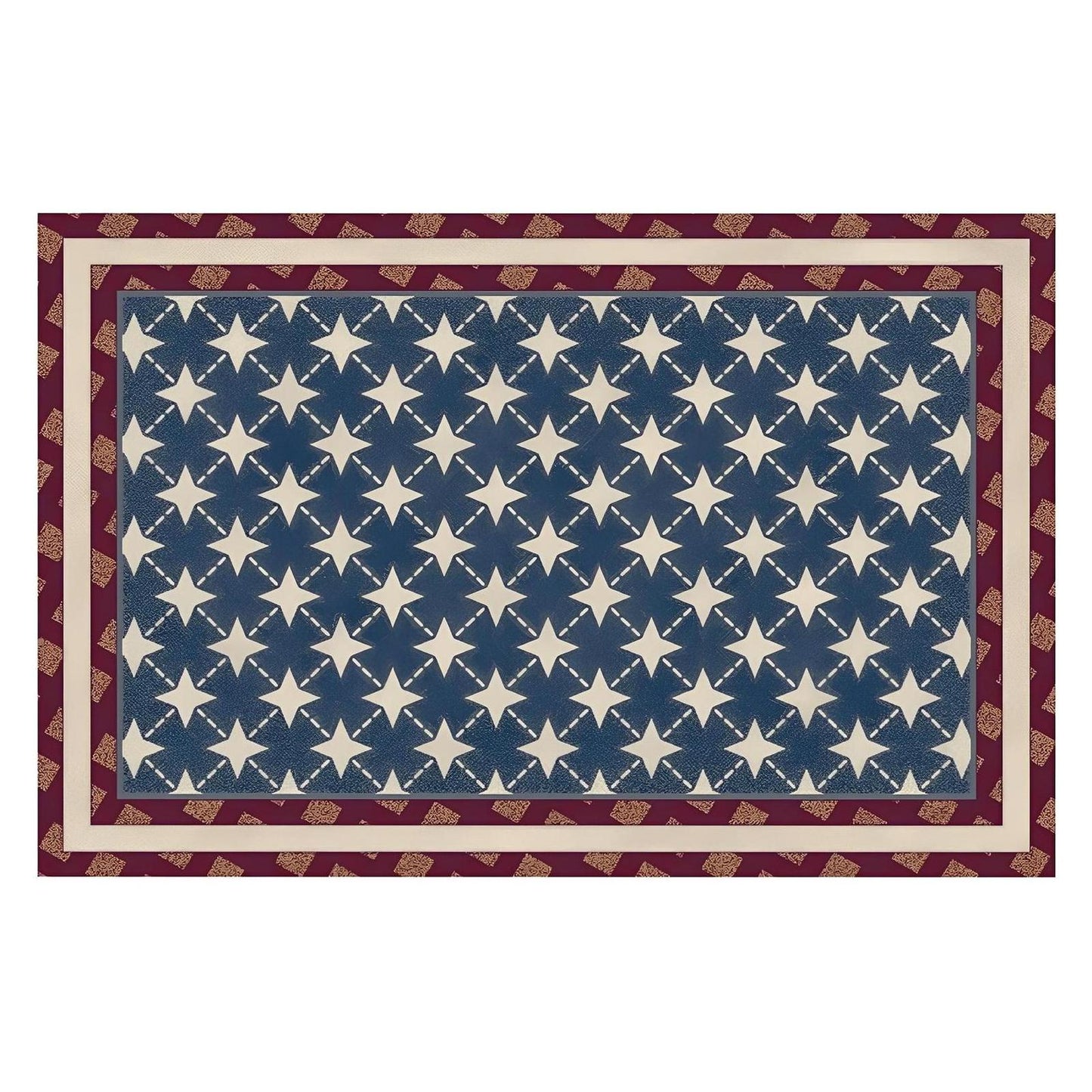 Cozy Cabin Stateside 30X46 Washable; Slip-Resistant Back, Made in the USA, 8mm pile height