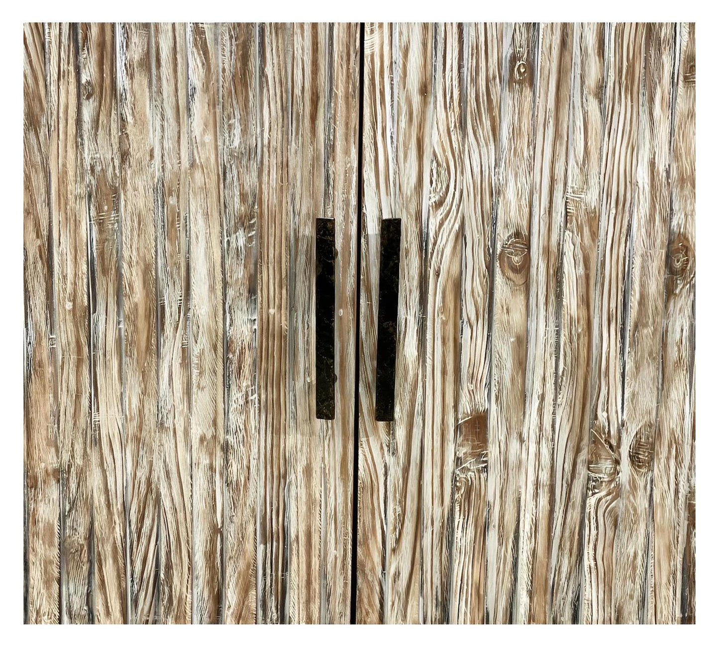 Petit Thouars Handmade Weathered Oak Dining Room Buffet Table 18x78x36 European Craft