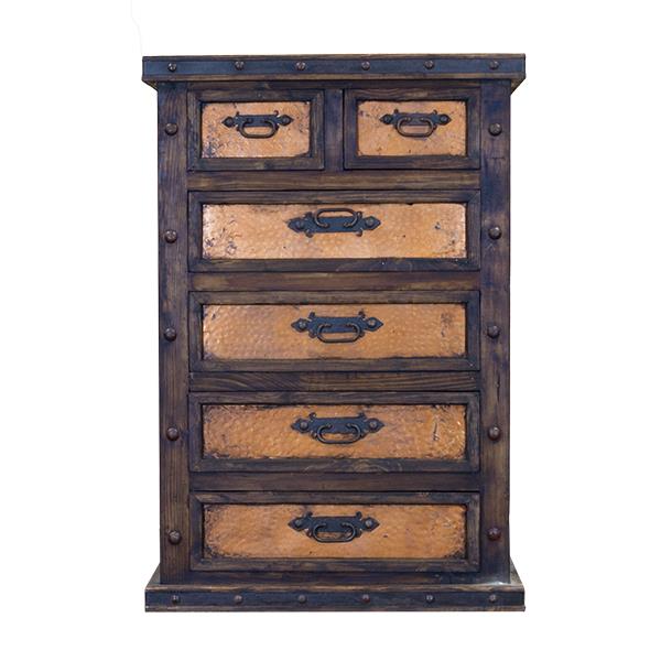Cherry Canyon Chest With Copper Drawers