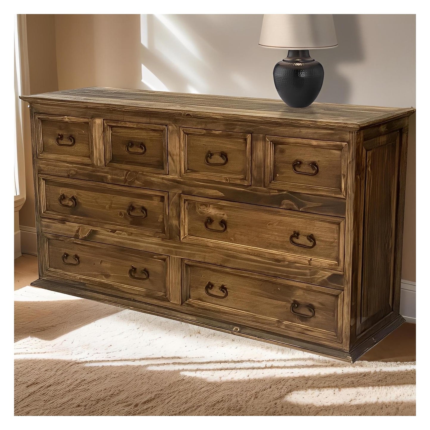 Pecos Plains 65" Dresser 8-Drawers