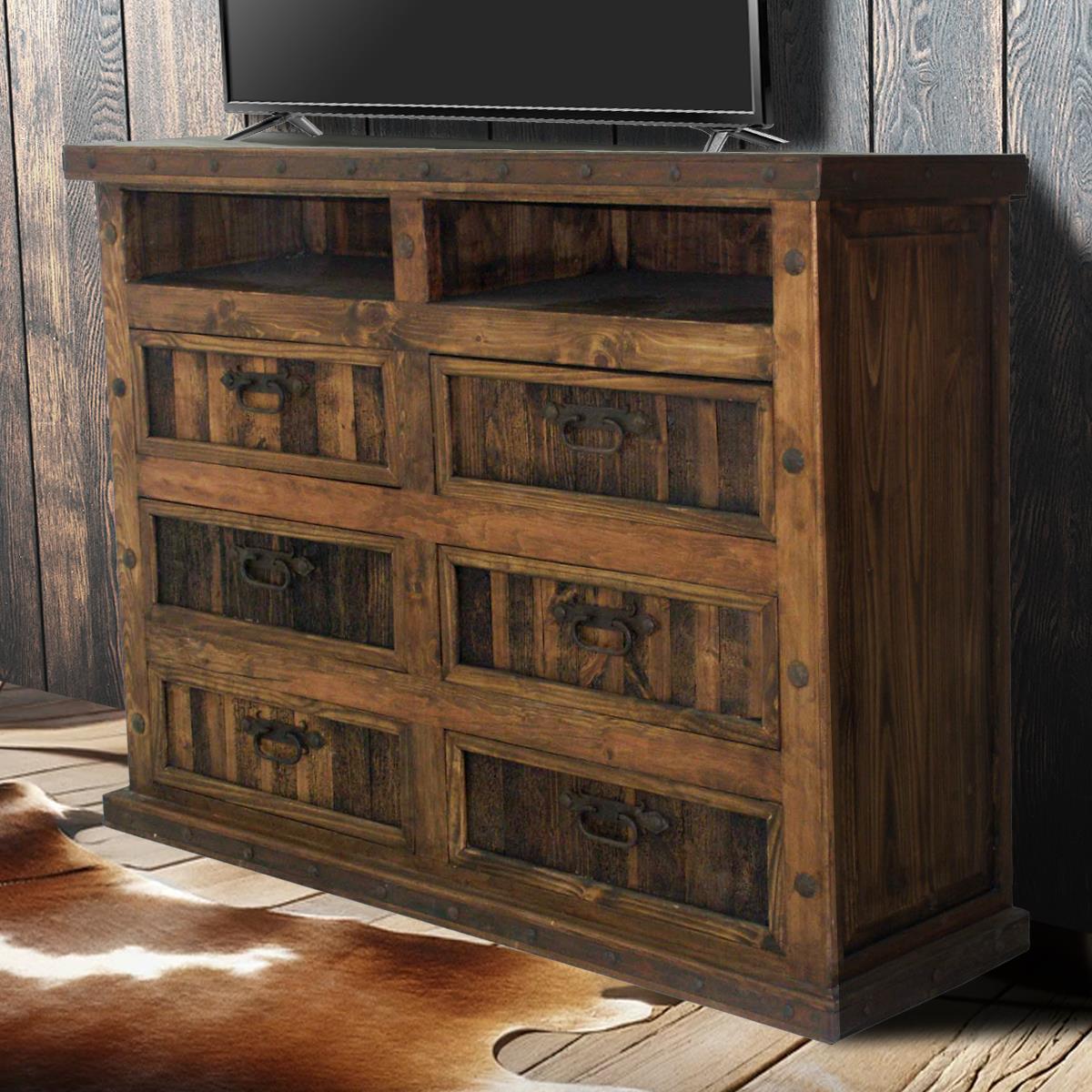 Salt Fork Canyon Dresser/Tv Stand, Reclaimed Wood