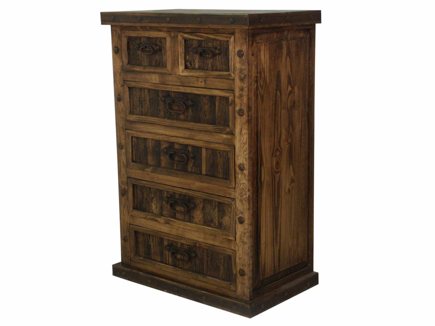 Cattail Canyon Chest 6 Drawer With Reclaimed Wood Panels