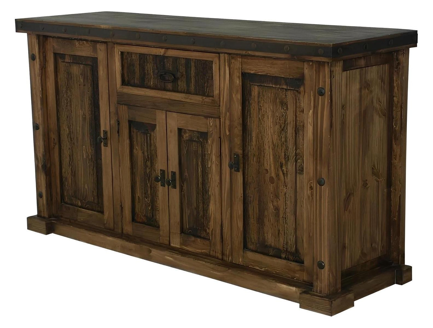 Victoria Basin Buffet Table, Optional Hutch