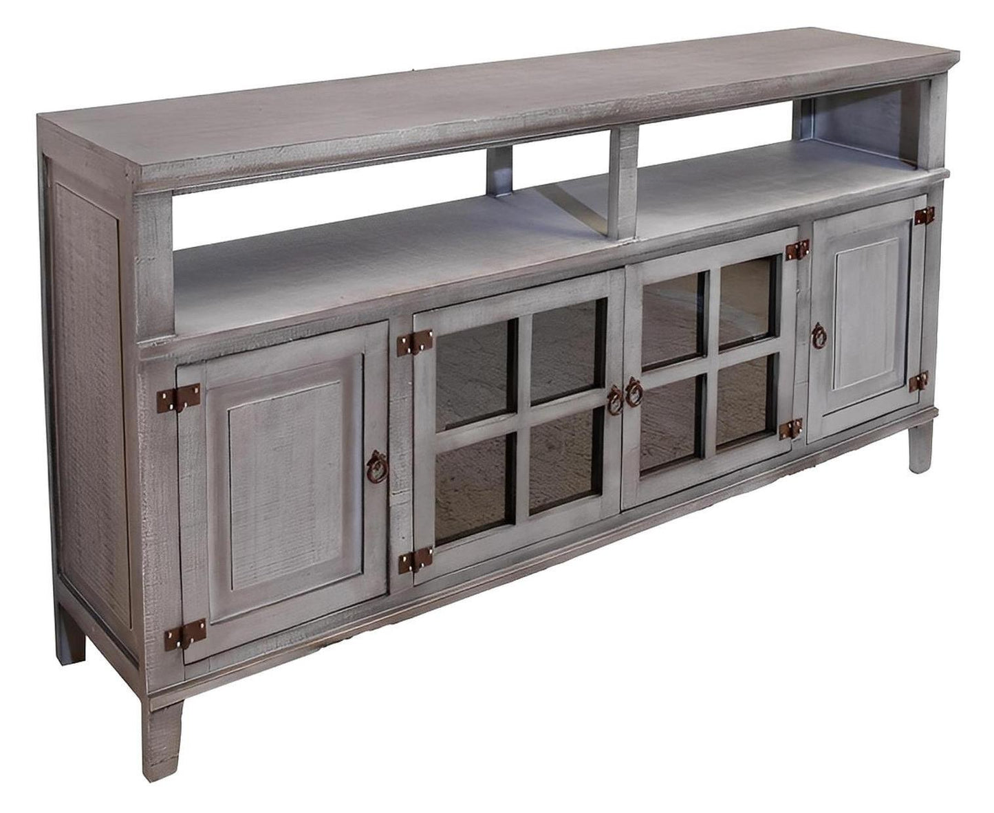 Del Rio Basin 72" Gray Tv Stand