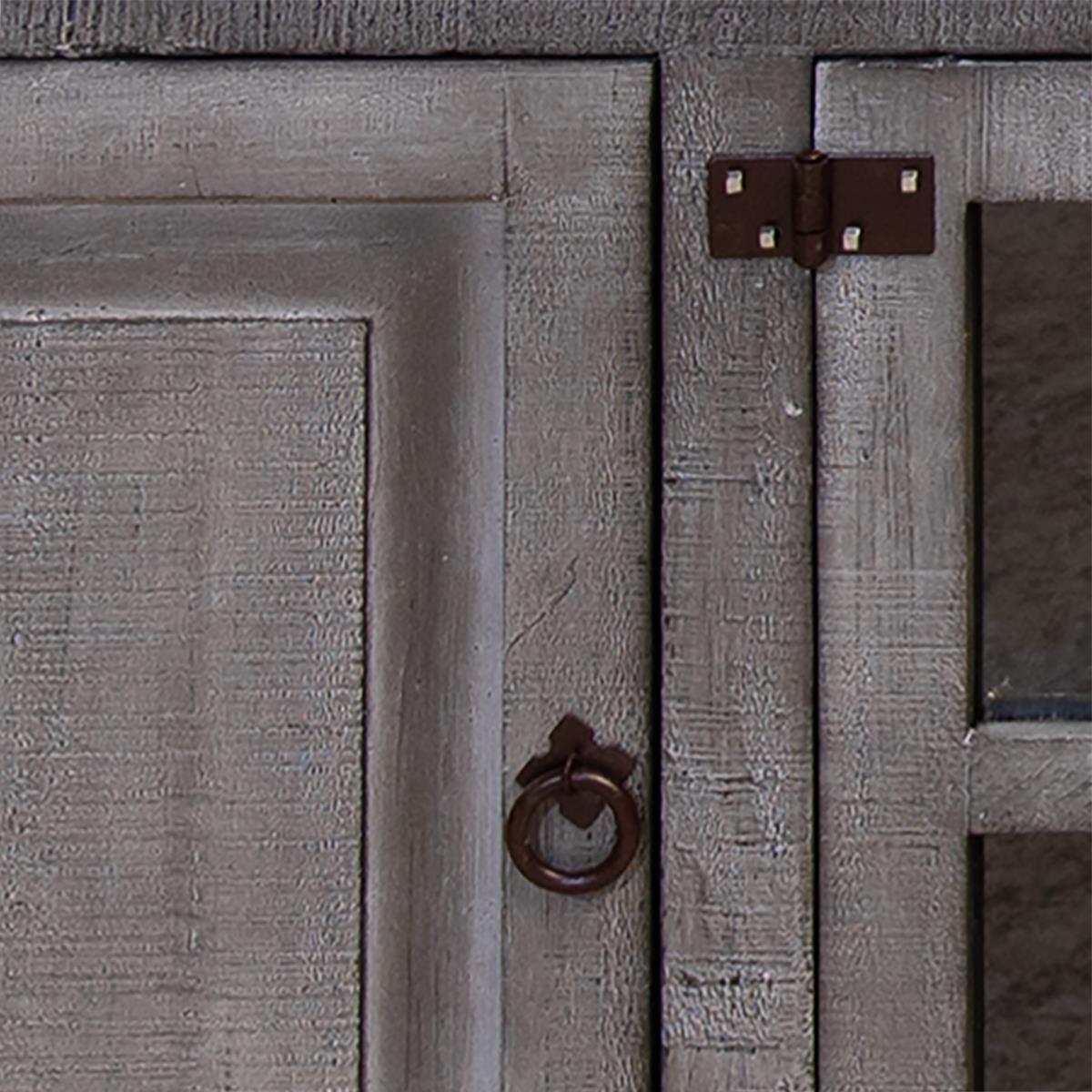 Del Rio Basin 72" Gray Tv Stand