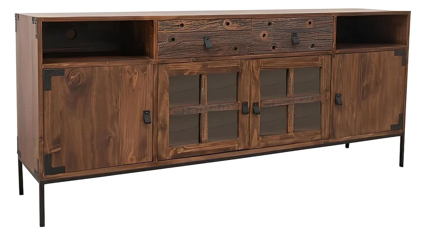 Lost Canyon Dark Walnut 84" Tv Stand / Media Console
