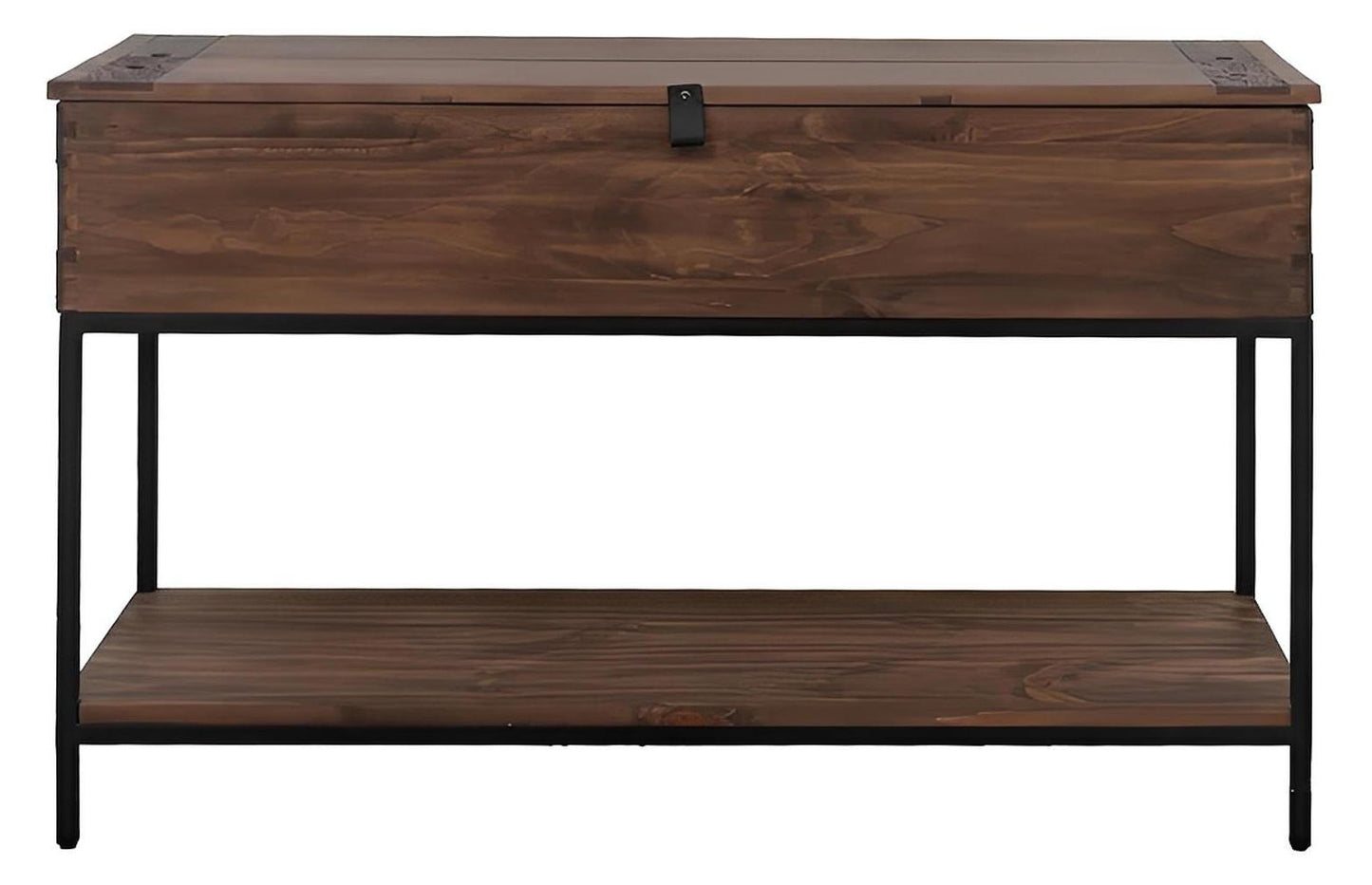 Mineral Canyon Dark Walnut Trunk Console with Open Top