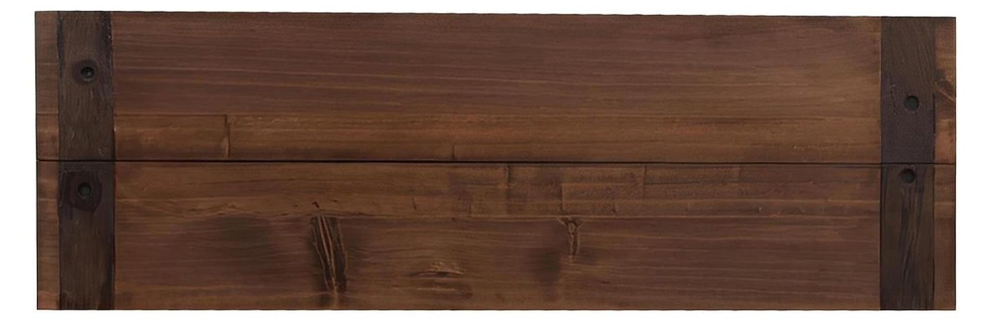 Mineral Canyon Dark Walnut Trunk Console with Open Top