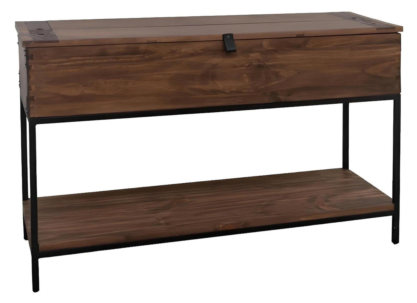 Mineral Canyon Dark Walnut Trunk Console with Open Top