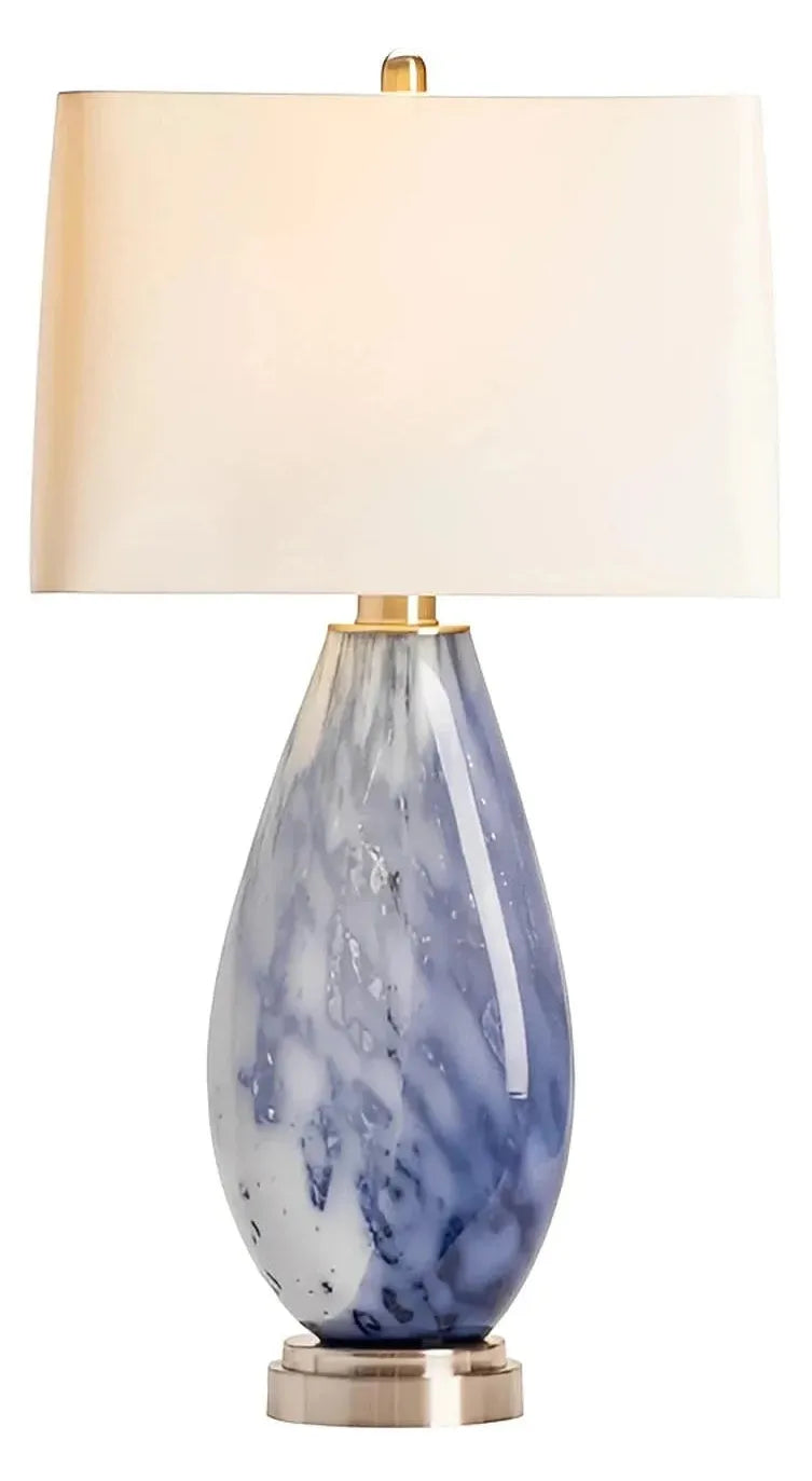 Wezen of Brighton Table Lamps (2-Pack), Blue, Coastal