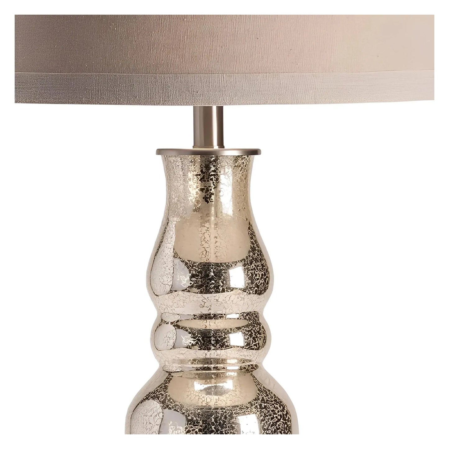 Avior of Manchester Table Lamps (2-Pack), Silver, Traditional