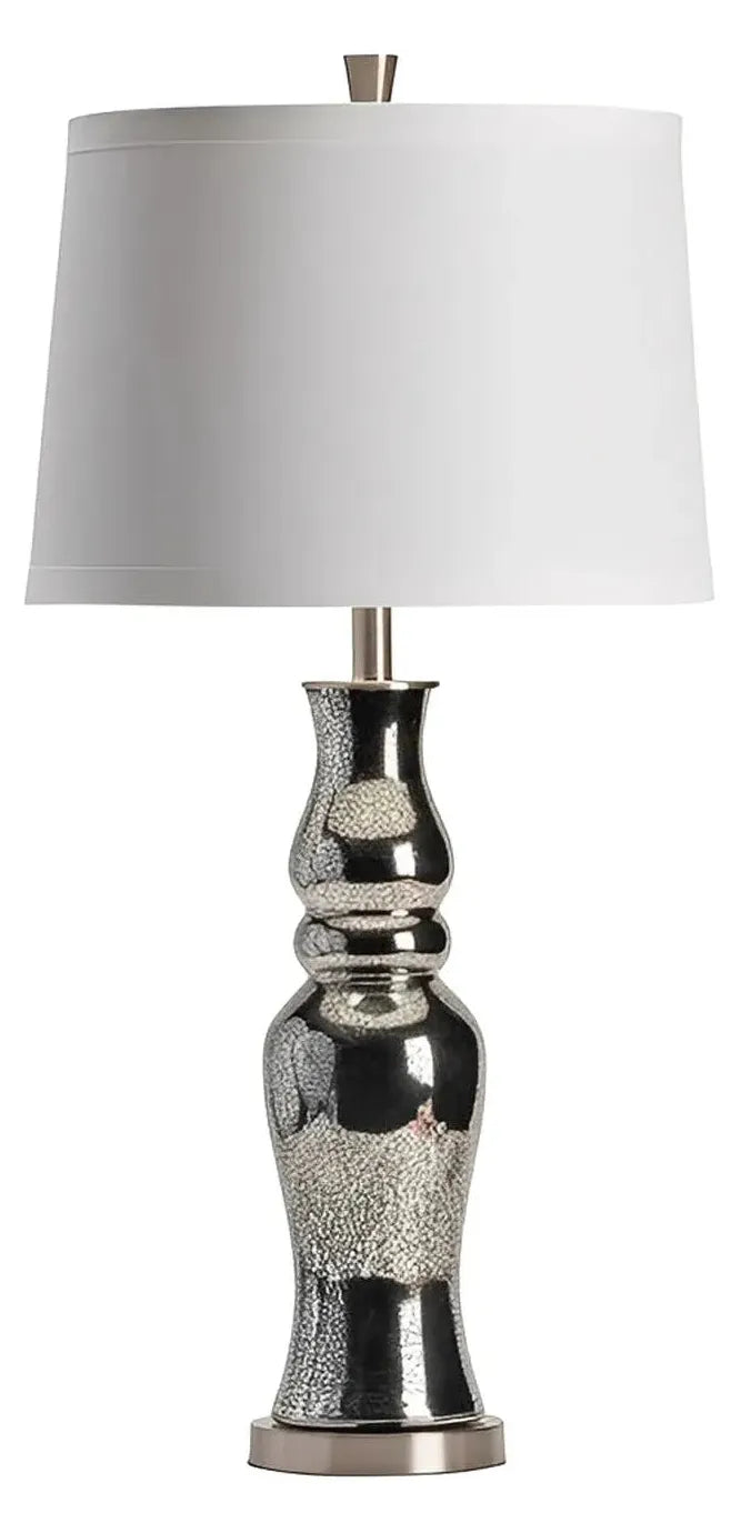 Auriga of Bennington Table Lamps (2-Pack), Silver, Traditional