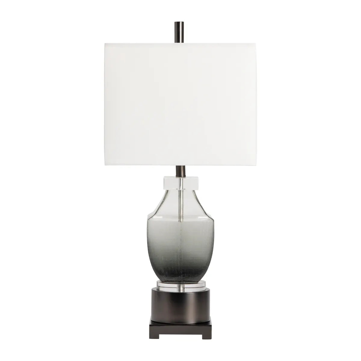 Elnath of Kennebec Bay Table Lamps (2-Pack), Grey, Contemporary