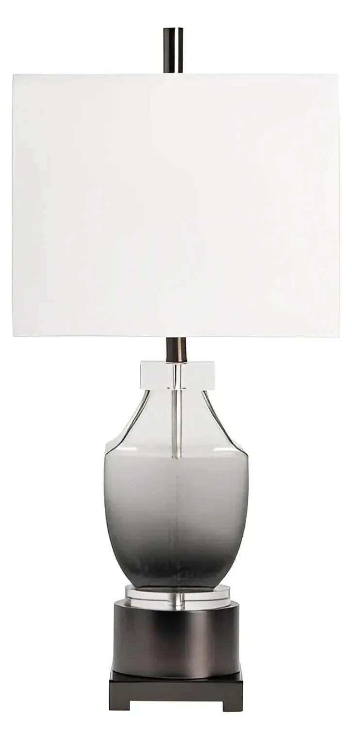 Elnath of Kennebec Bay Table Lamps (2-Pack), Grey, Contemporary