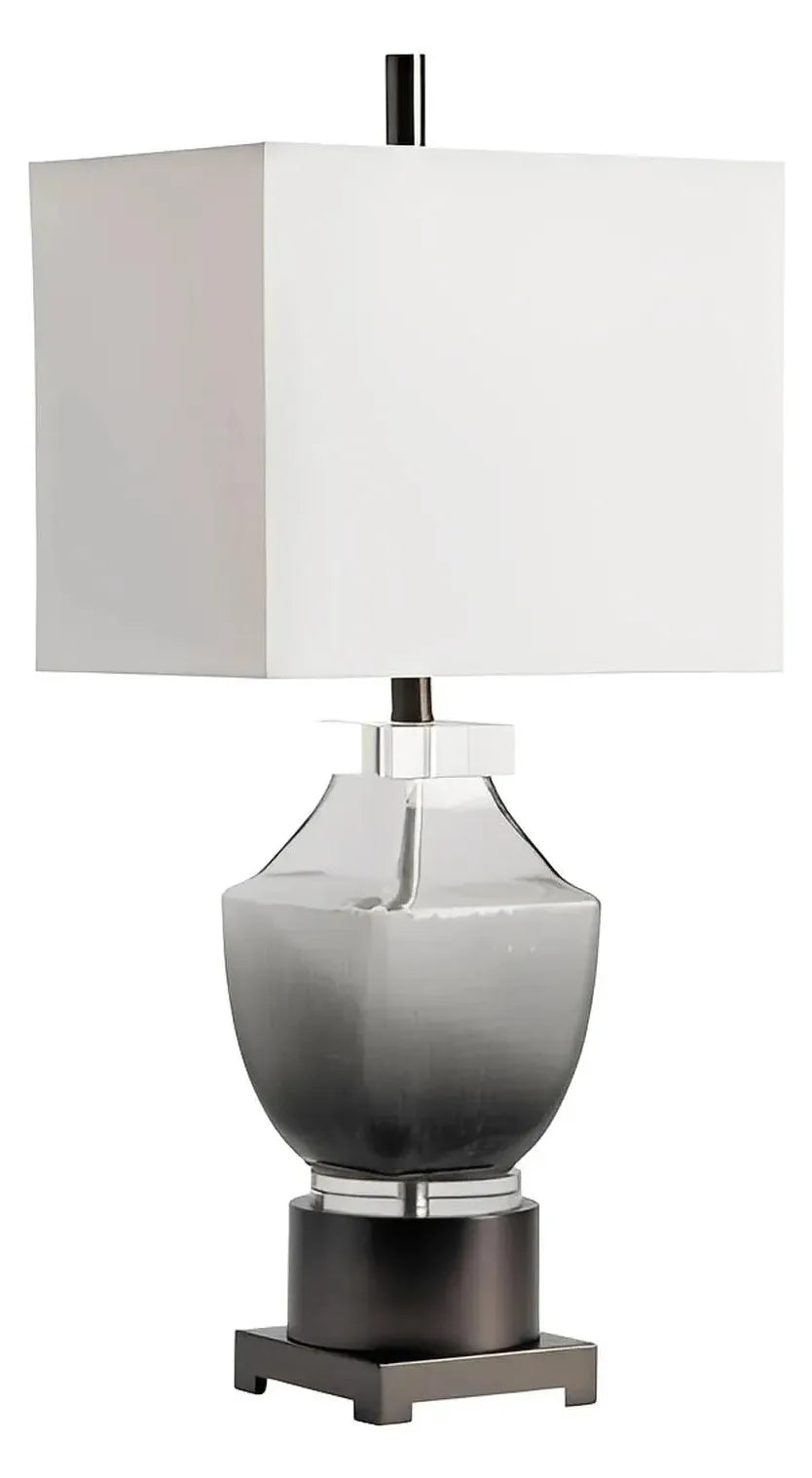 Elnath of Kennebec Bay Table Lamps (2-Pack), Grey, Contemporary