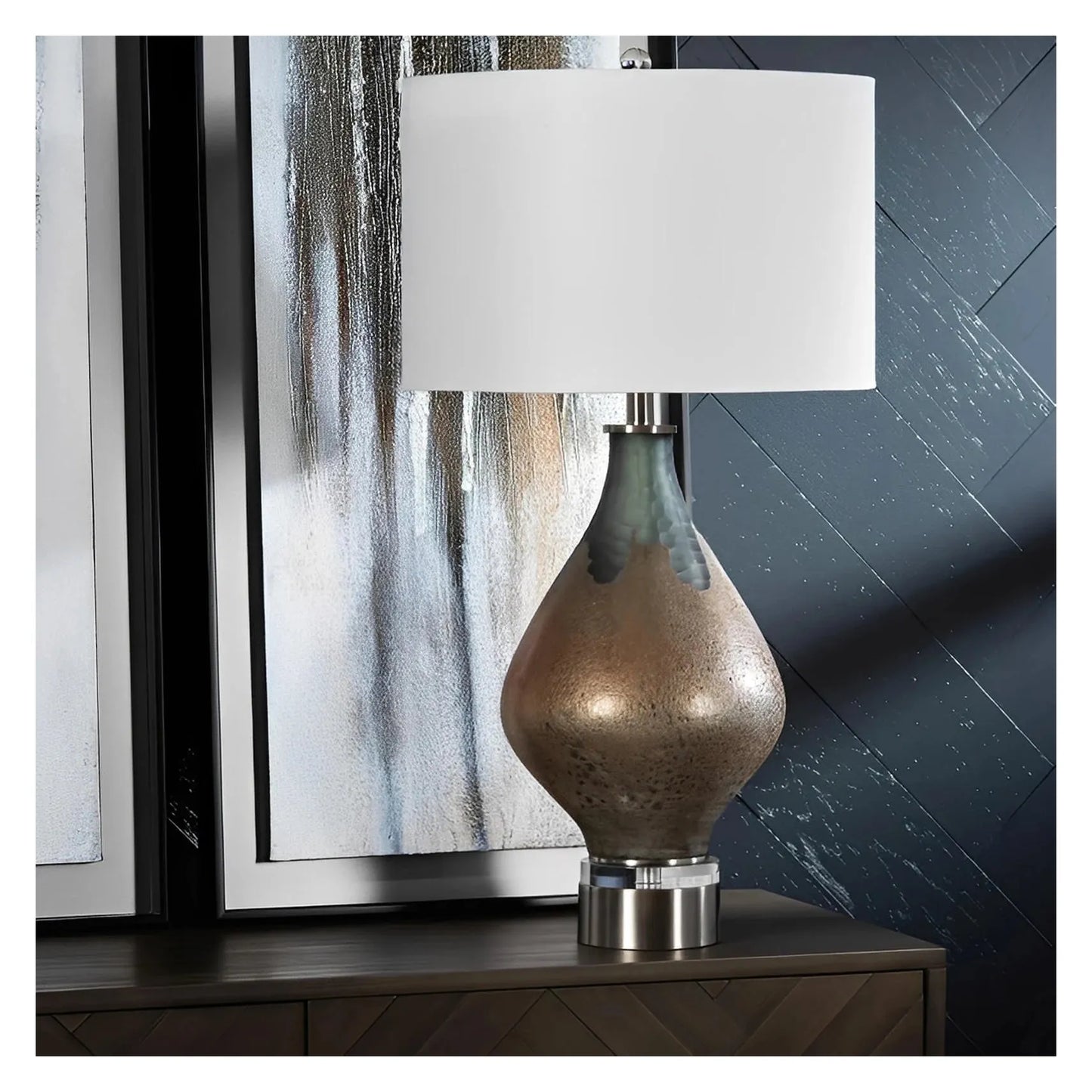 Alnitak of Brookhaven Table Lamps (2-Pack), Grey, Transitional