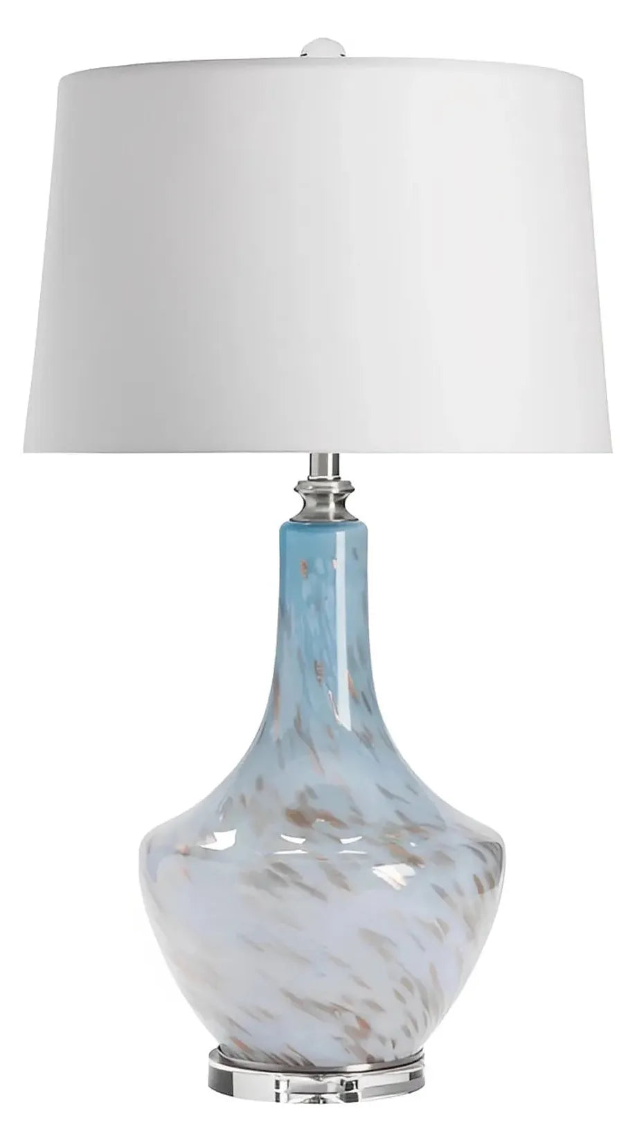 Sargas of Manchester Table Lamps (2-Pack), Blue, Coastal