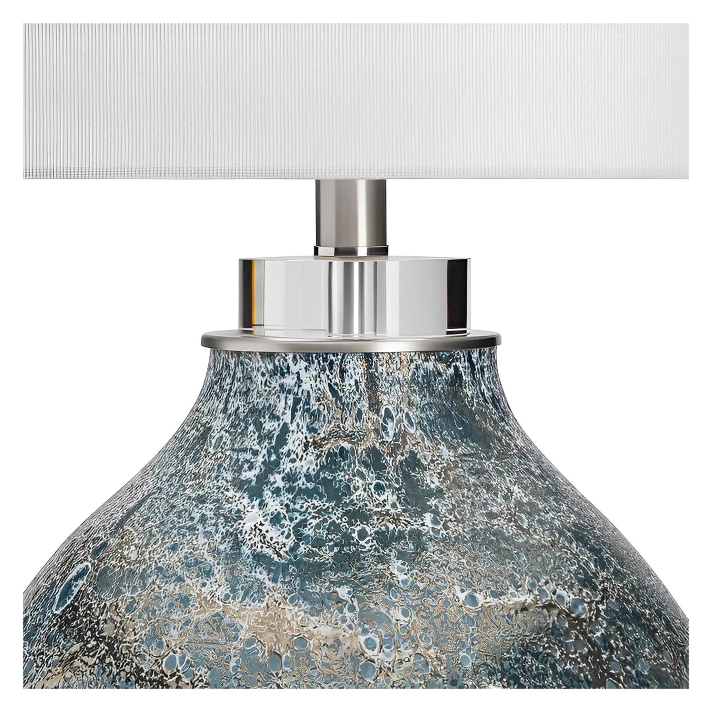 Alcyone of Ocean Point Table Lamps (2-Pack), Blue, Transitional