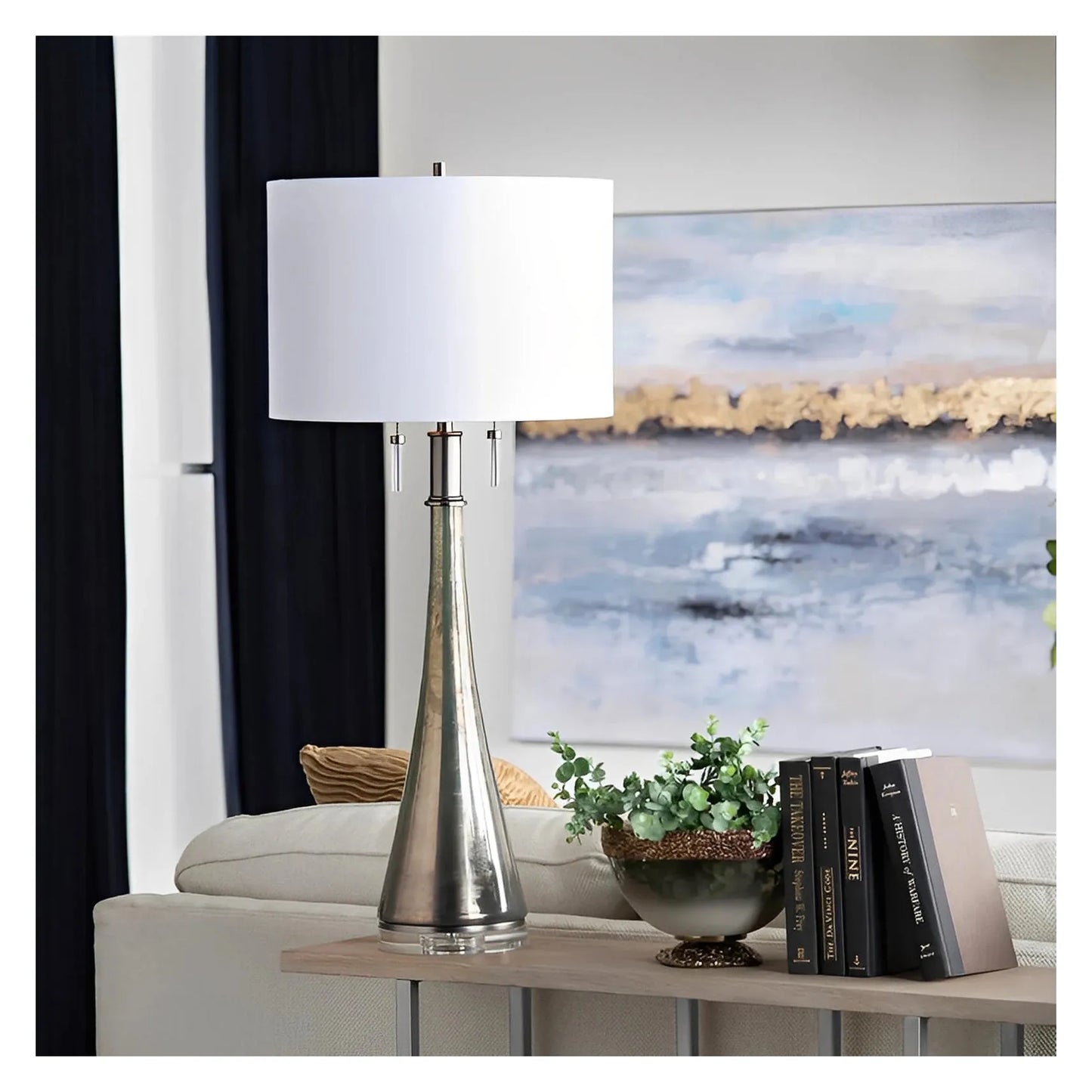 Altinak of Sand Hill Table Lamps (2-Pack), Gold, Contemporary