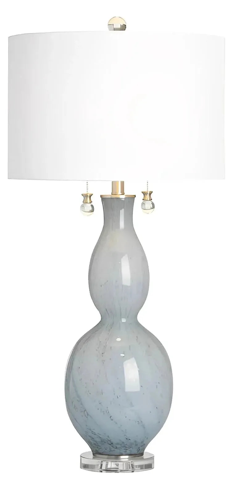 Saida of Silverbrook Table Lamps (2-Pack), Blue, Coastal