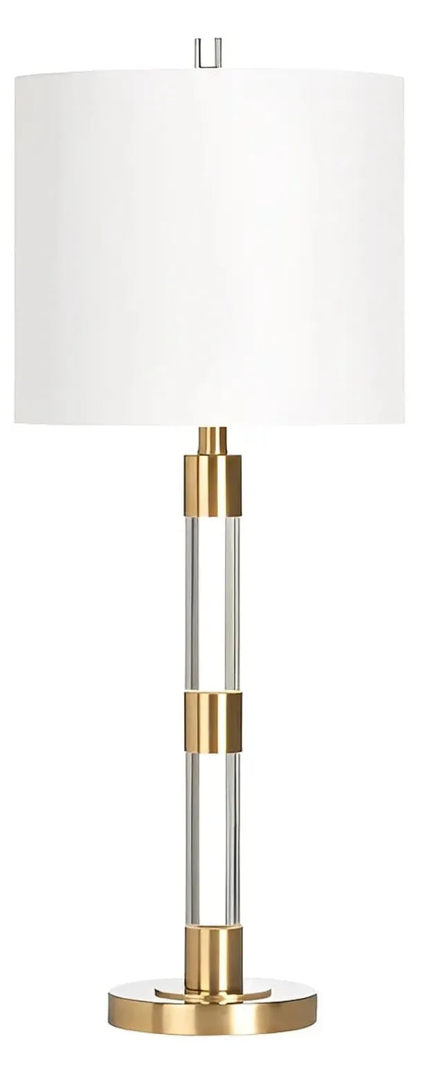 Sheratan of Saratoga Table Lamps (2-Pack), Gold, Contemporary