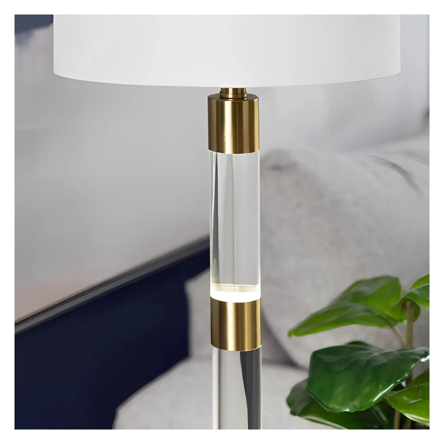 Sheratan of Saratoga Table Lamps (2-Pack), Gold, Contemporary