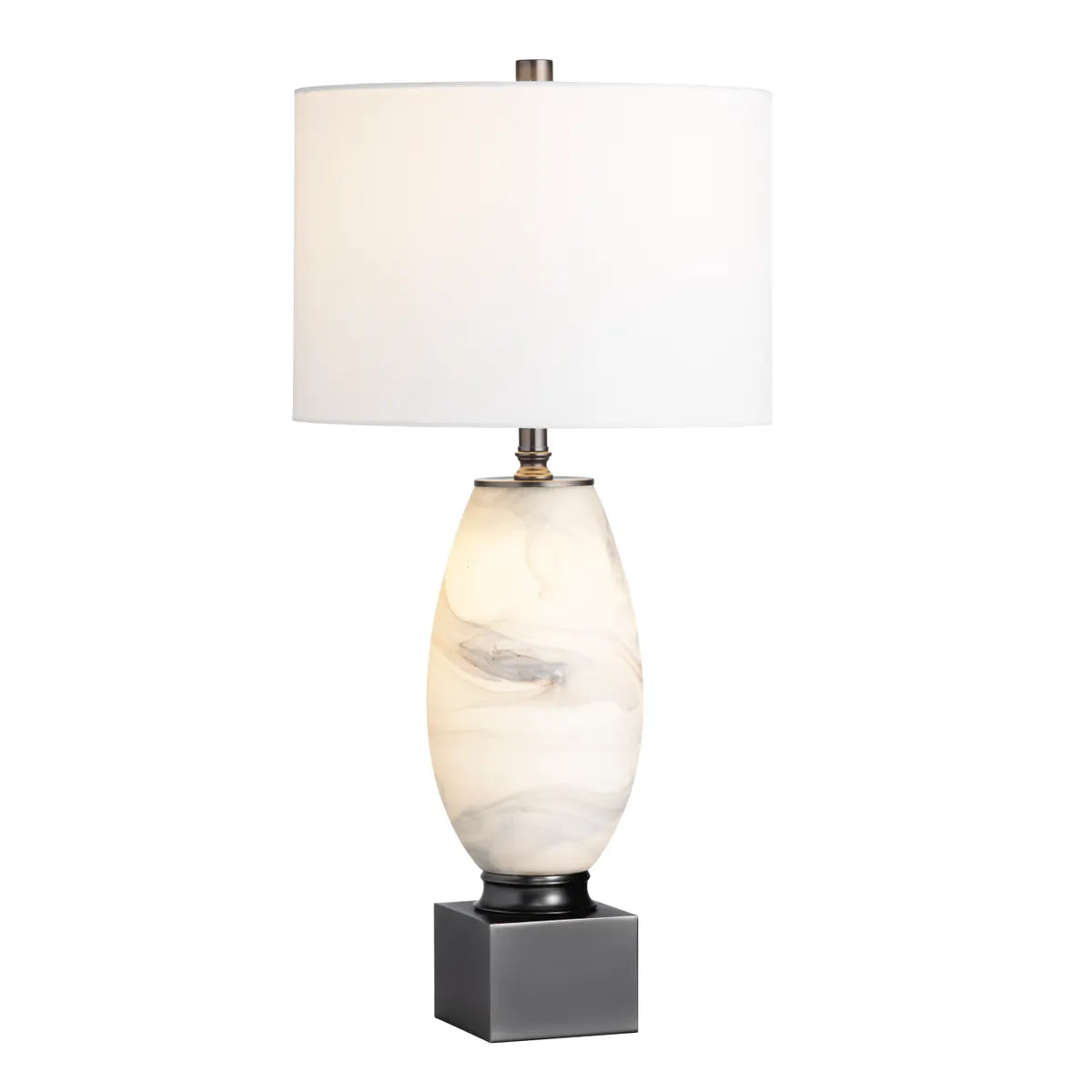 Aldebaran of Brandywine Table Lamps (2-Pack), White, Transitional