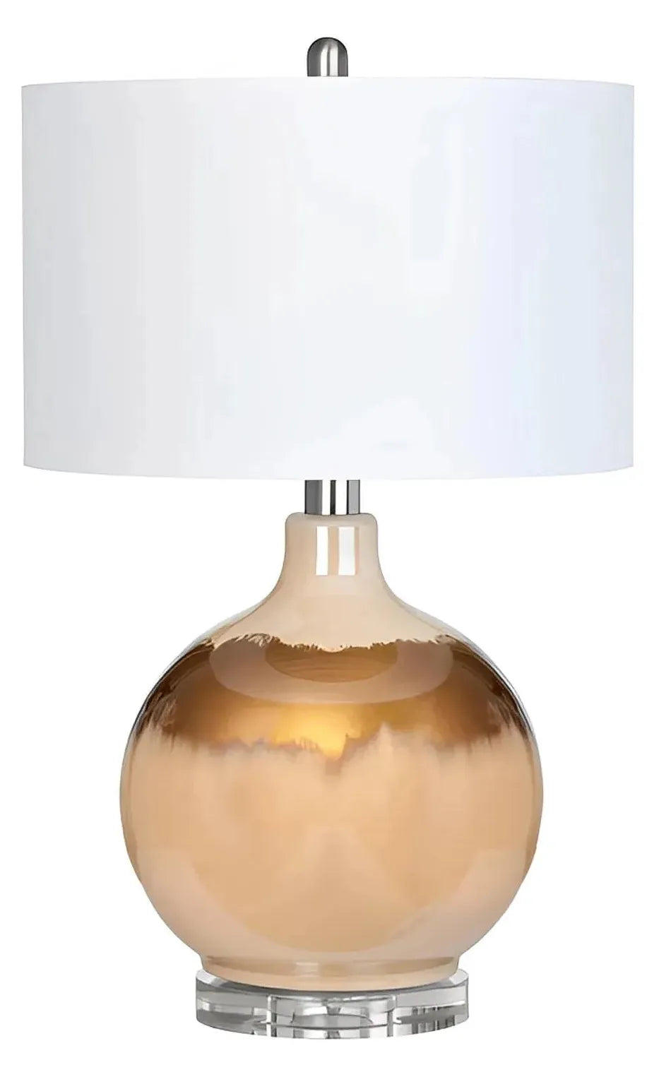 Mirfak of Burlington Bay Table Lamps (2-Pack), Brown, Transitional