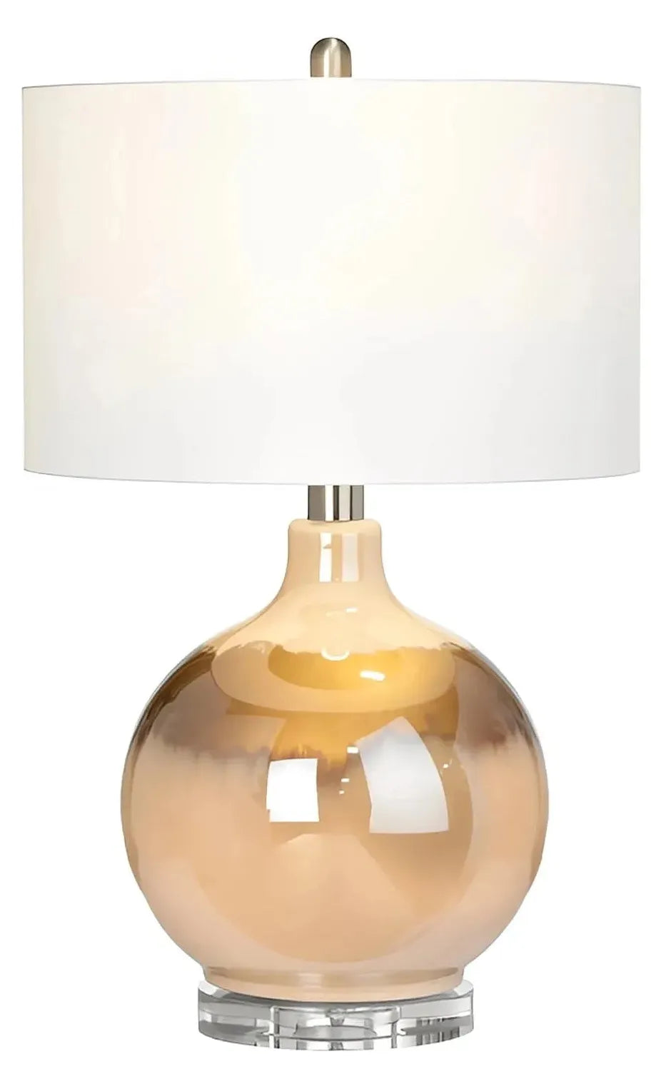 Mirfak of Burlington Bay Table Lamps (2-Pack), Brown, Transitional